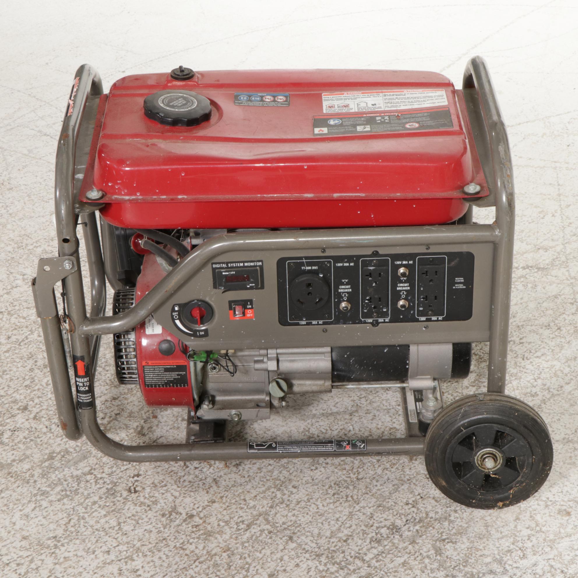 Black Max 208cc Portable Gas Powered Generator