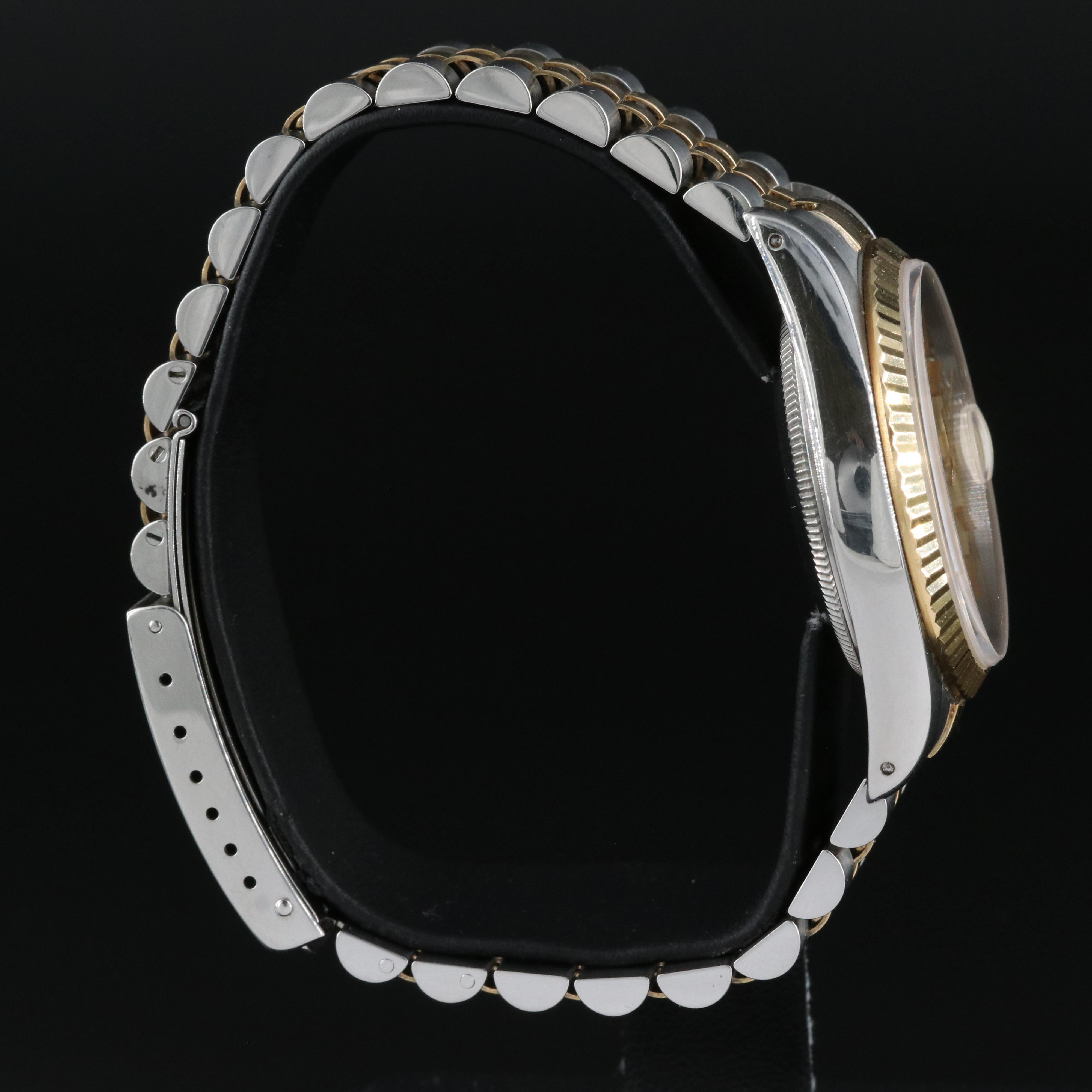 1991 Rolex Oyster Perpetual Tapestry Dial Watch with Date