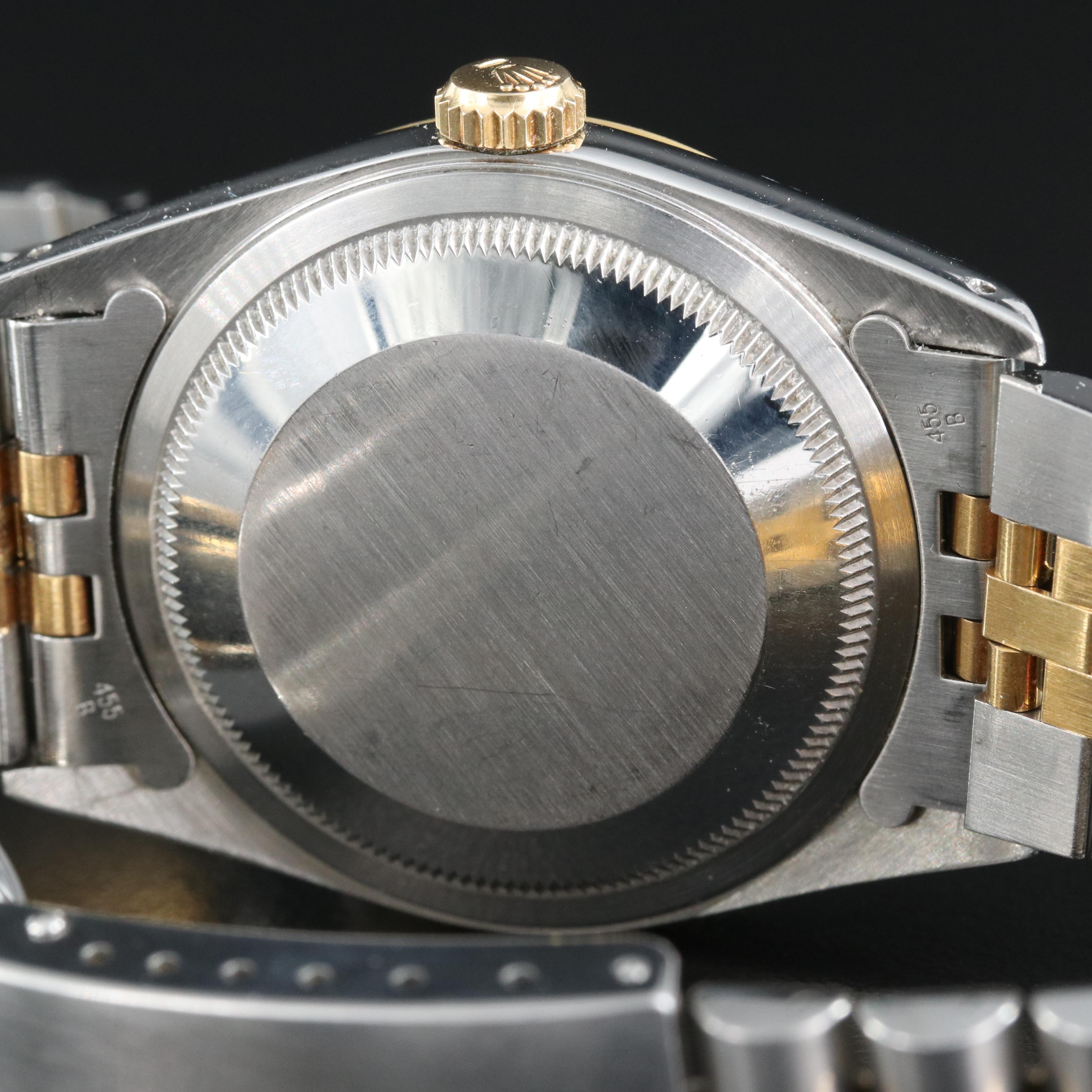 1991 Rolex Oyster Perpetual Tapestry Dial Watch with Date