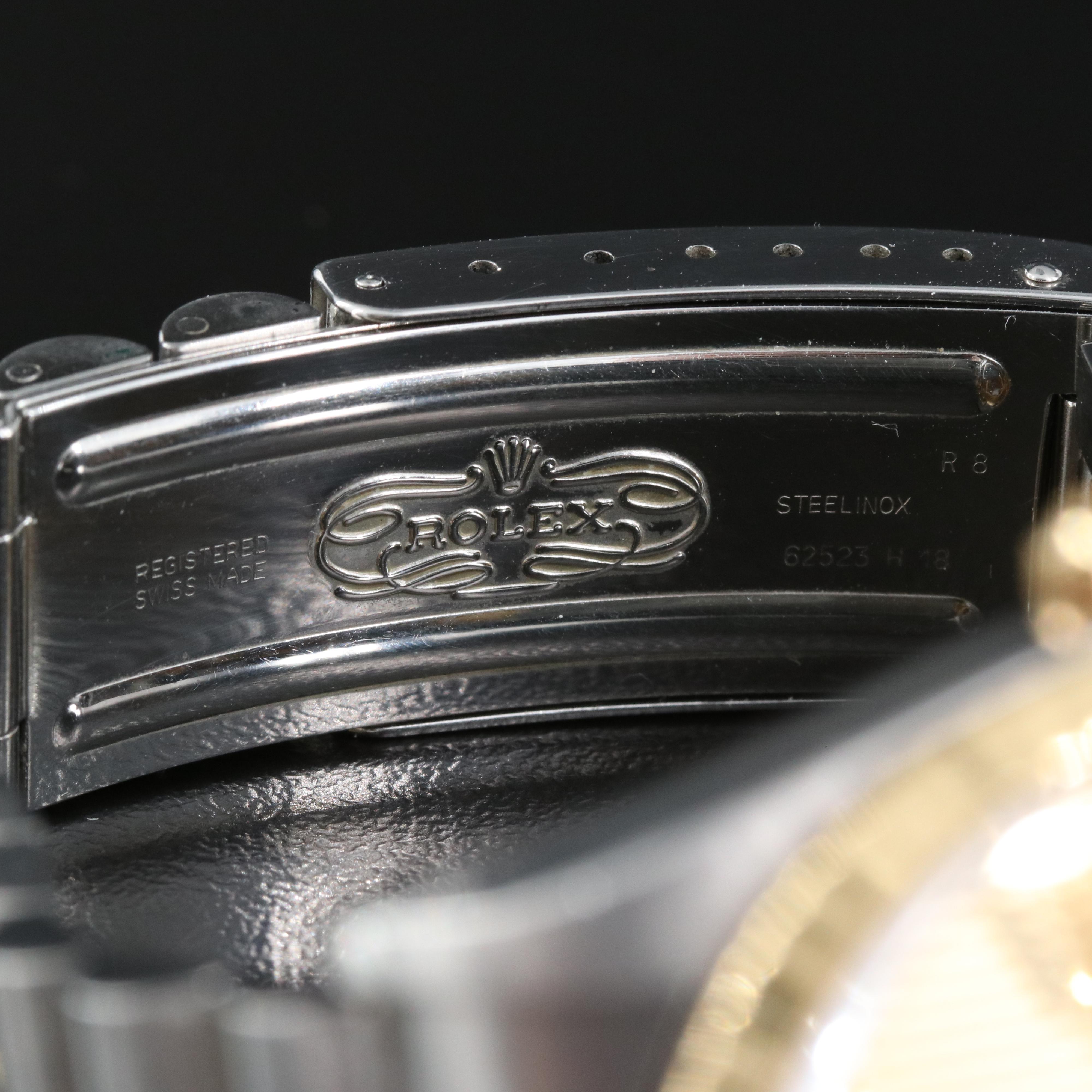 1991 Rolex Oyster Perpetual Tapestry Dial Watch with Date