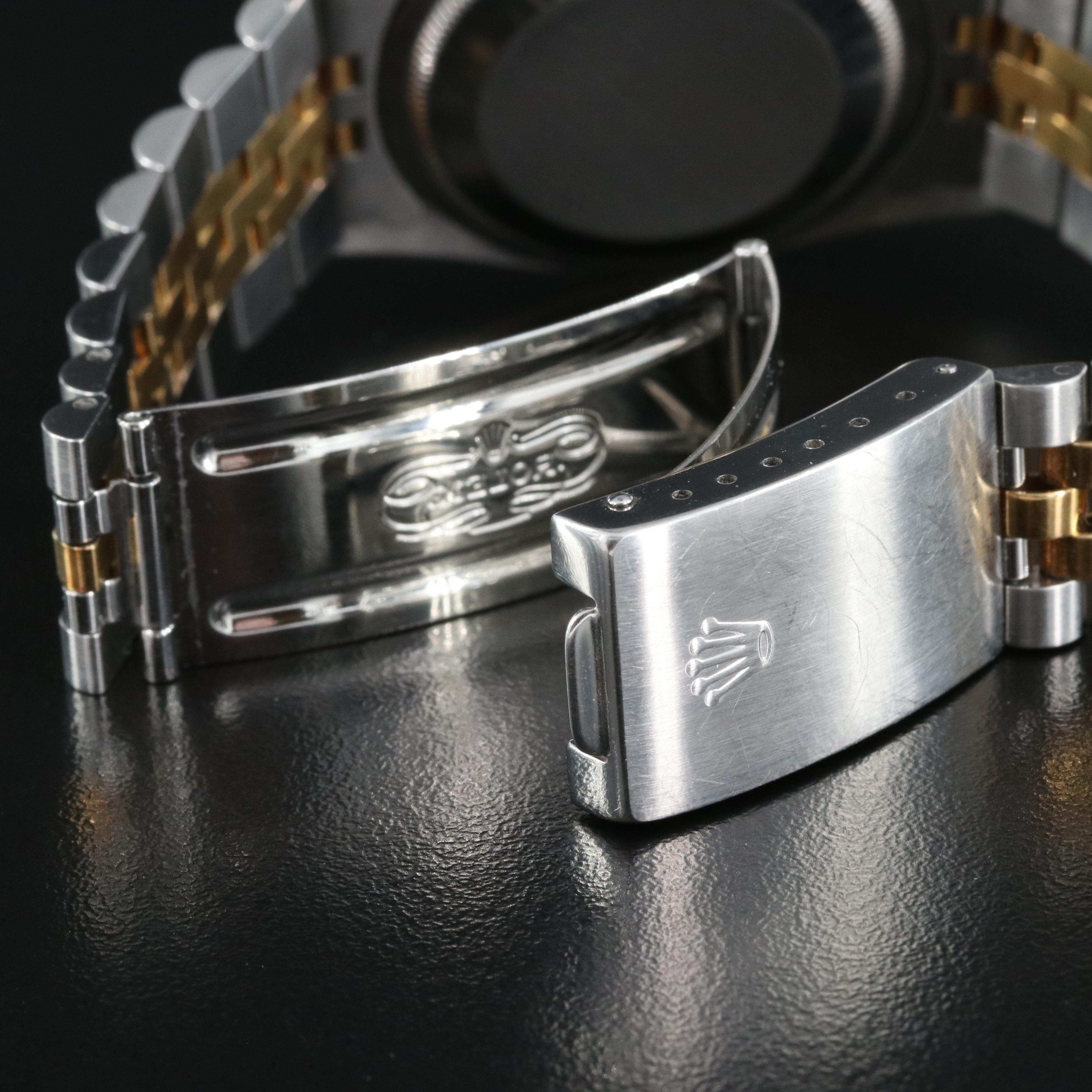 1991 Rolex Oyster Perpetual Tapestry Dial Watch with Date