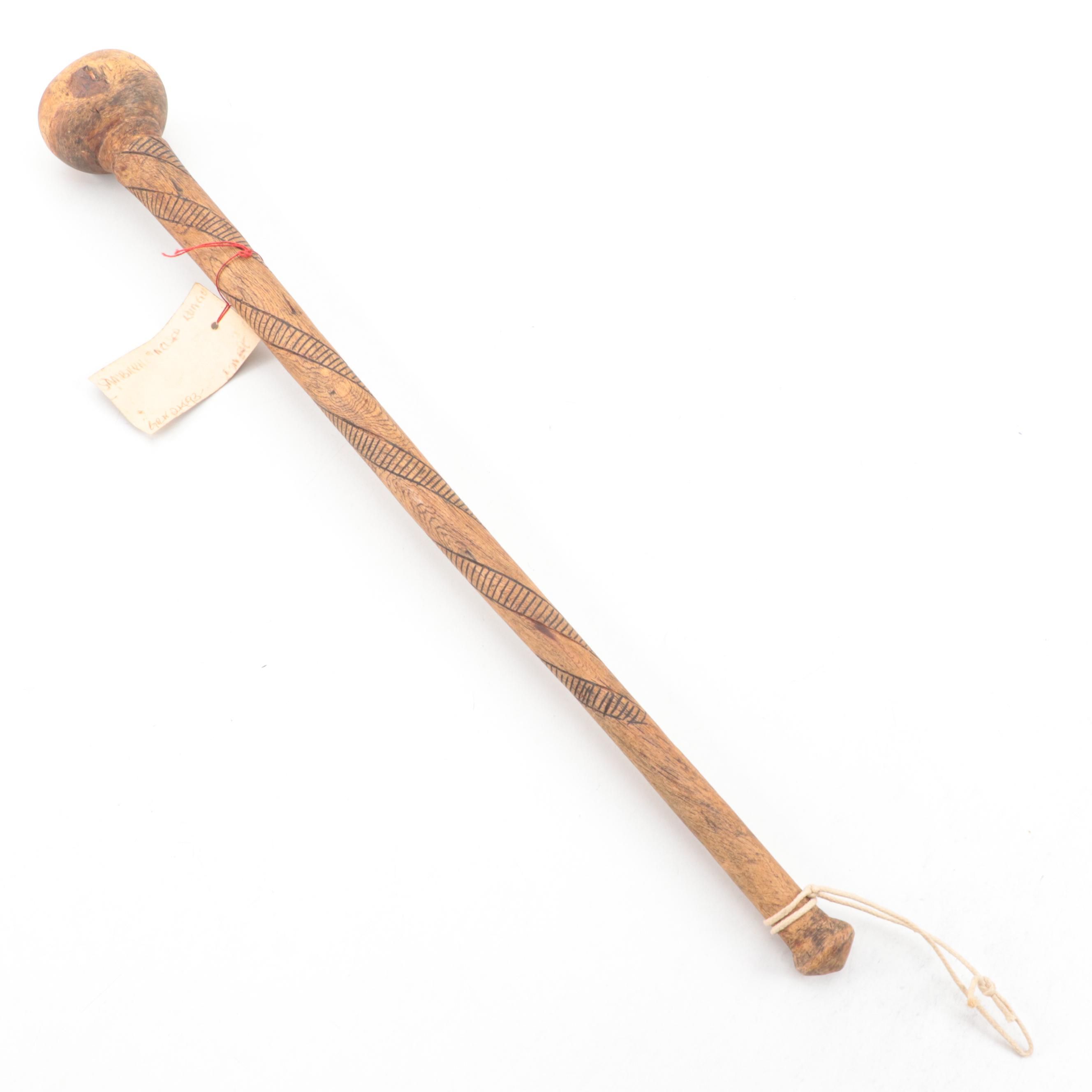 Kenyan Samburu Style Wooden Club, East Africa