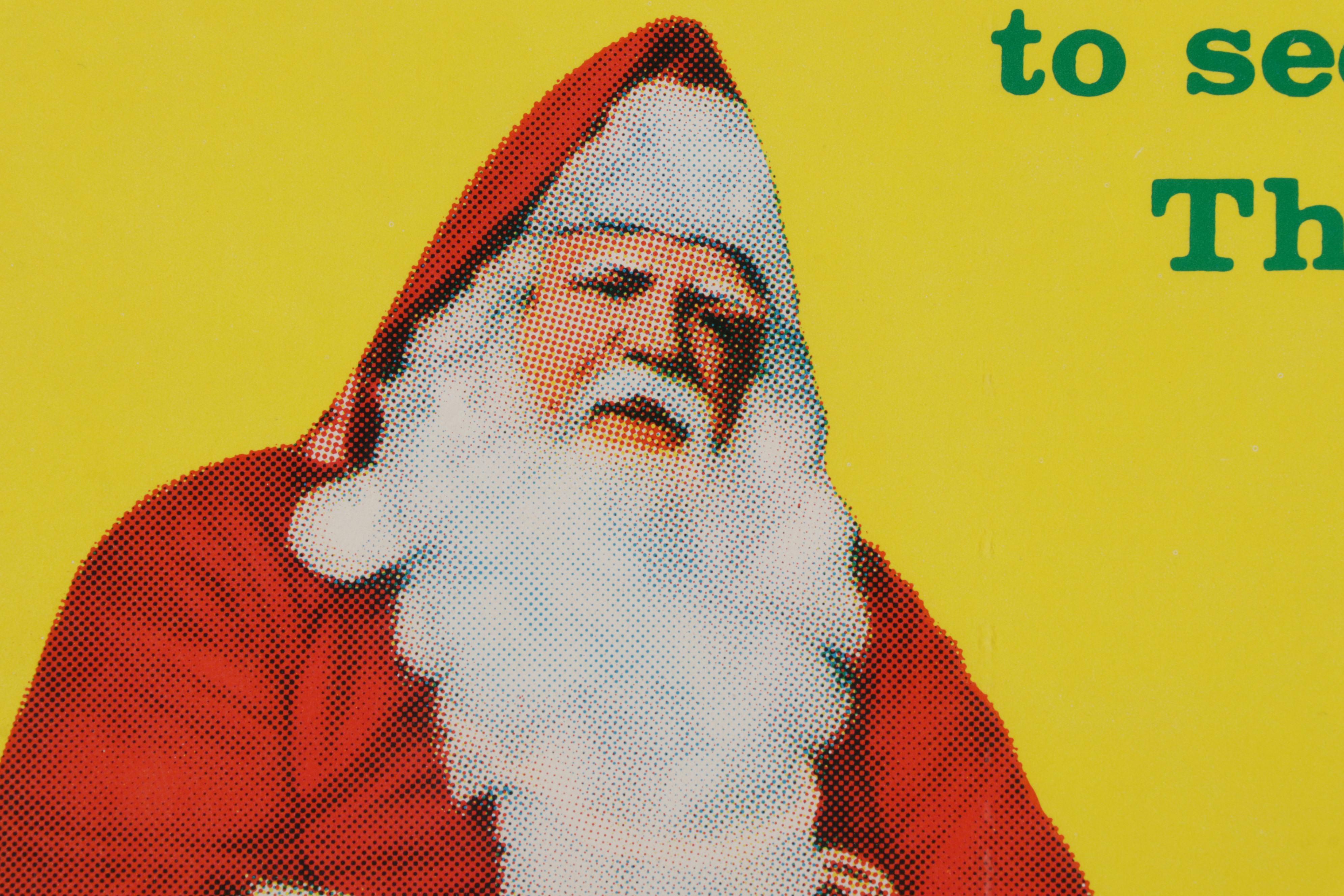 "Santa Claus" Color Lithograph Cult Classic Theatrical Release Poster, 1959