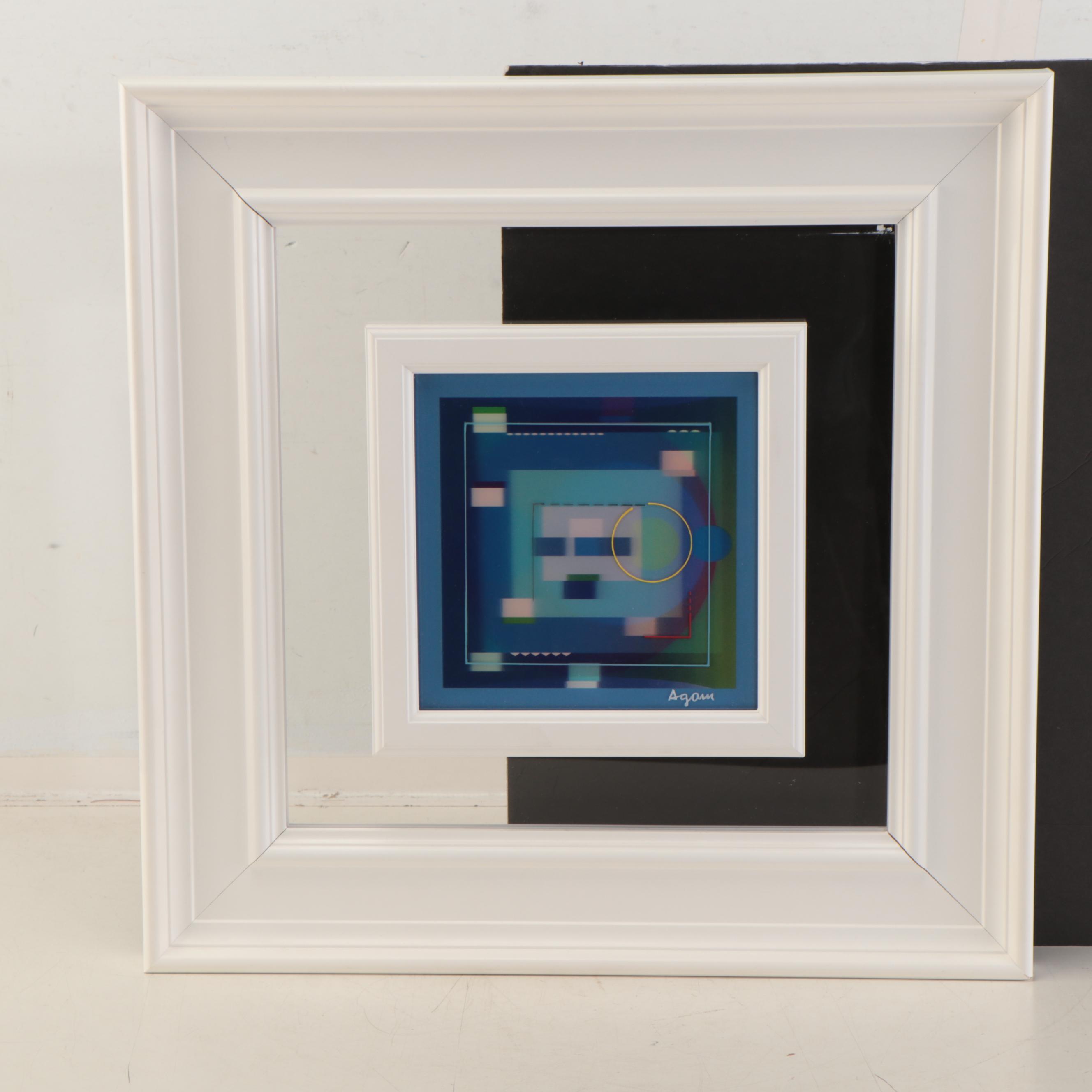 Yaacov Agam Abstract Agamograph "Summer Winter," 2015