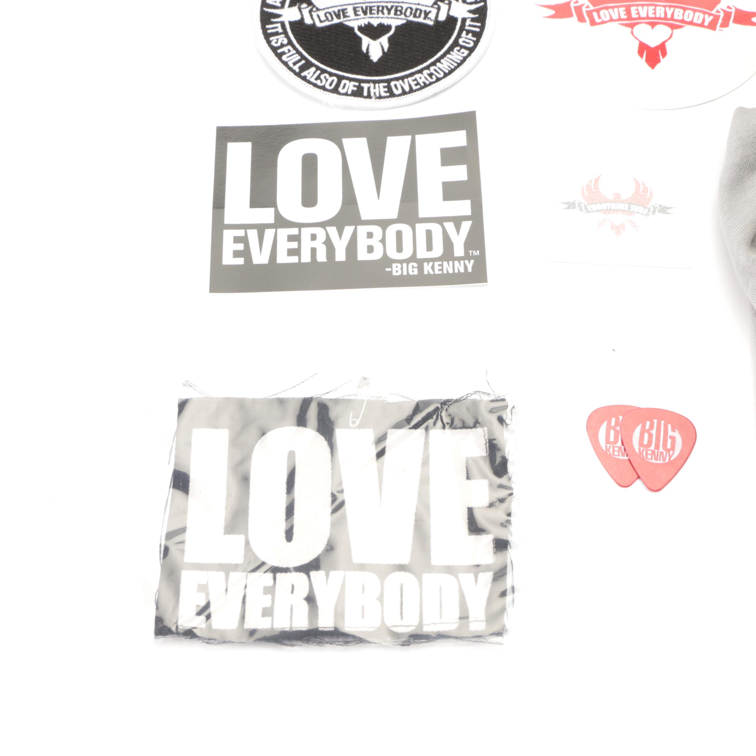 Big & Rich Tour Merchandise Including Signed Album, CD, Shirts, and More