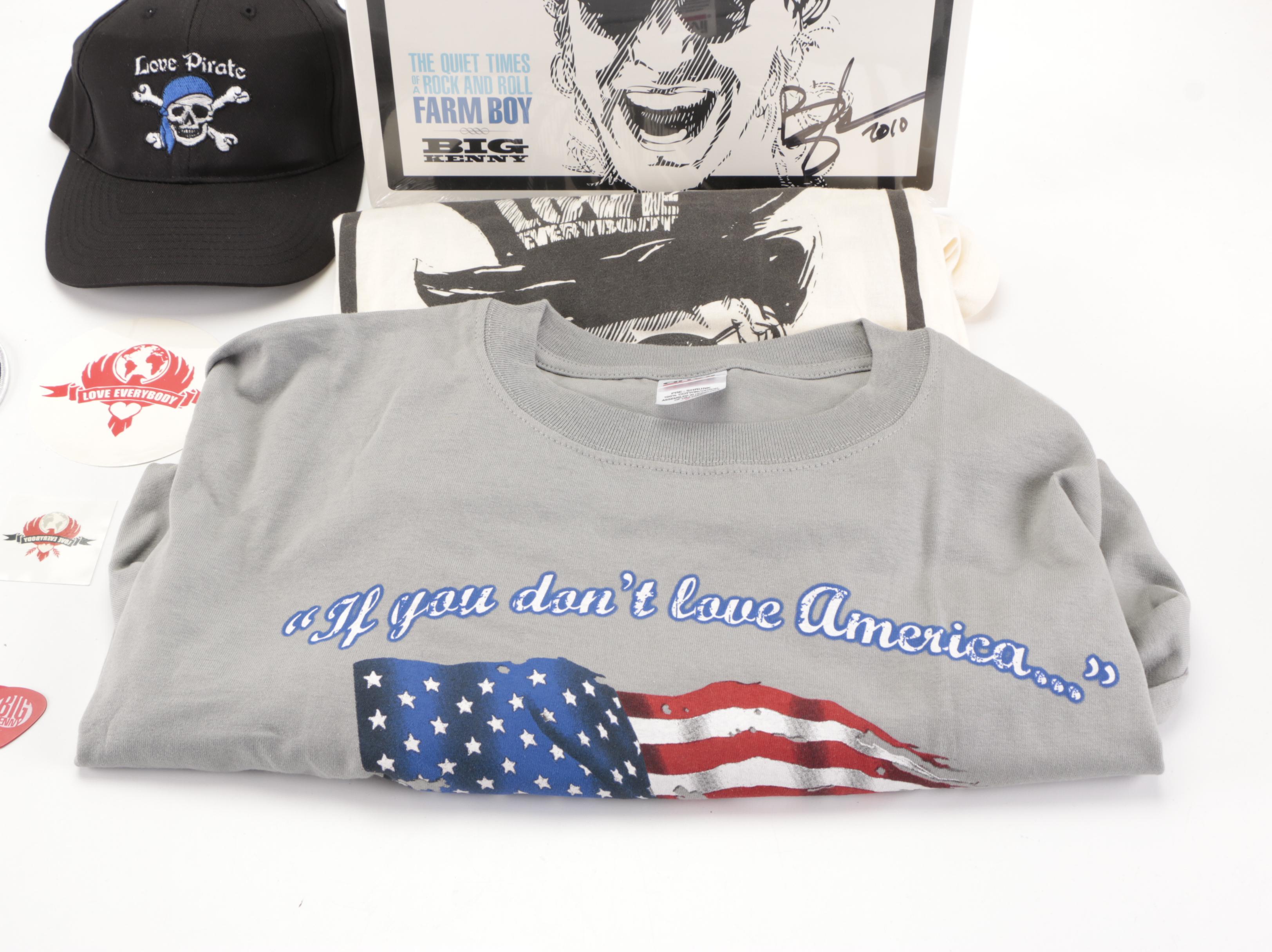 Big & Rich Tour Merchandise Including Signed Album, CD, Shirts, and More