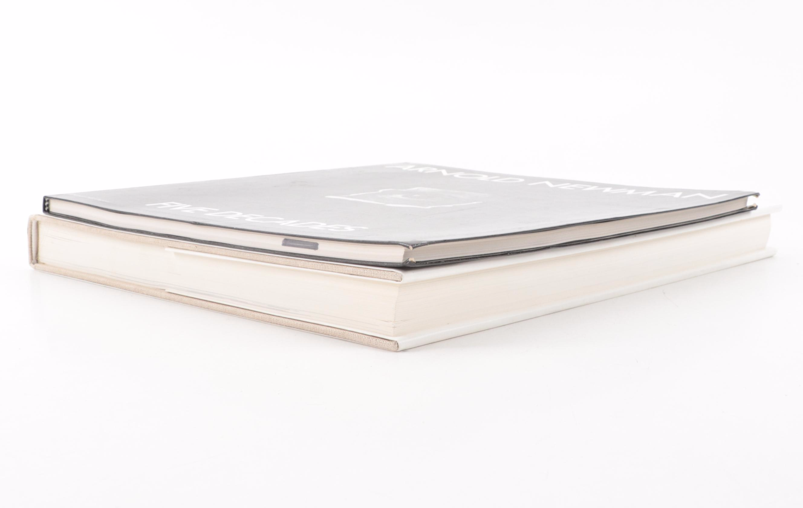 First Edition "Arnold Newman: Five Decades" and "Irving Penn: Passage" Art Books