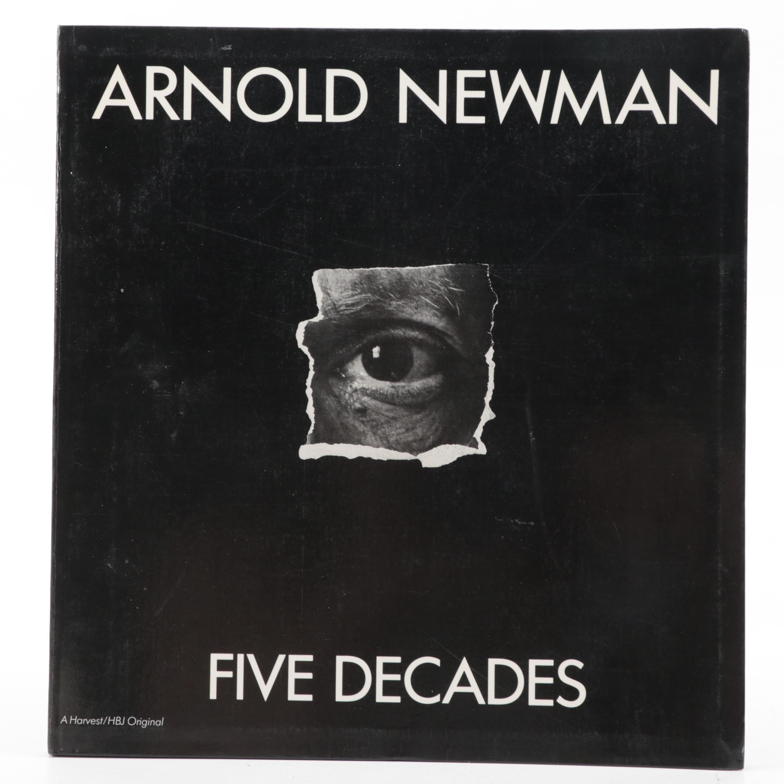 First Edition "Arnold Newman: Five Decades" and "Irving Penn: Passage" Art Books