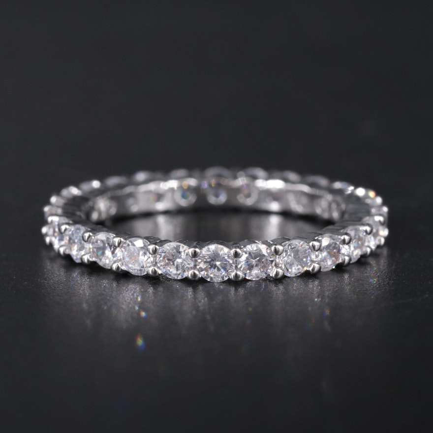 Cubic Zirconia Eternity Band