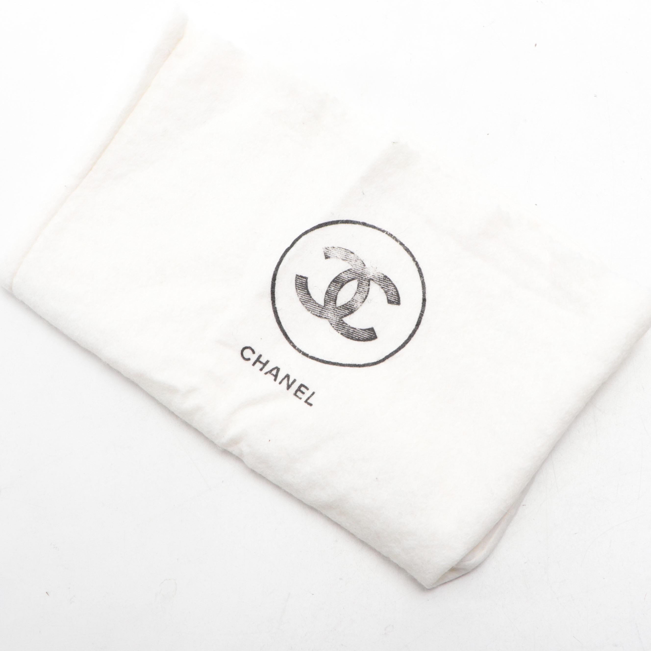 Chanel CC Small Double Flap Shoulder Bag in Quilted Black Lambskin Leather