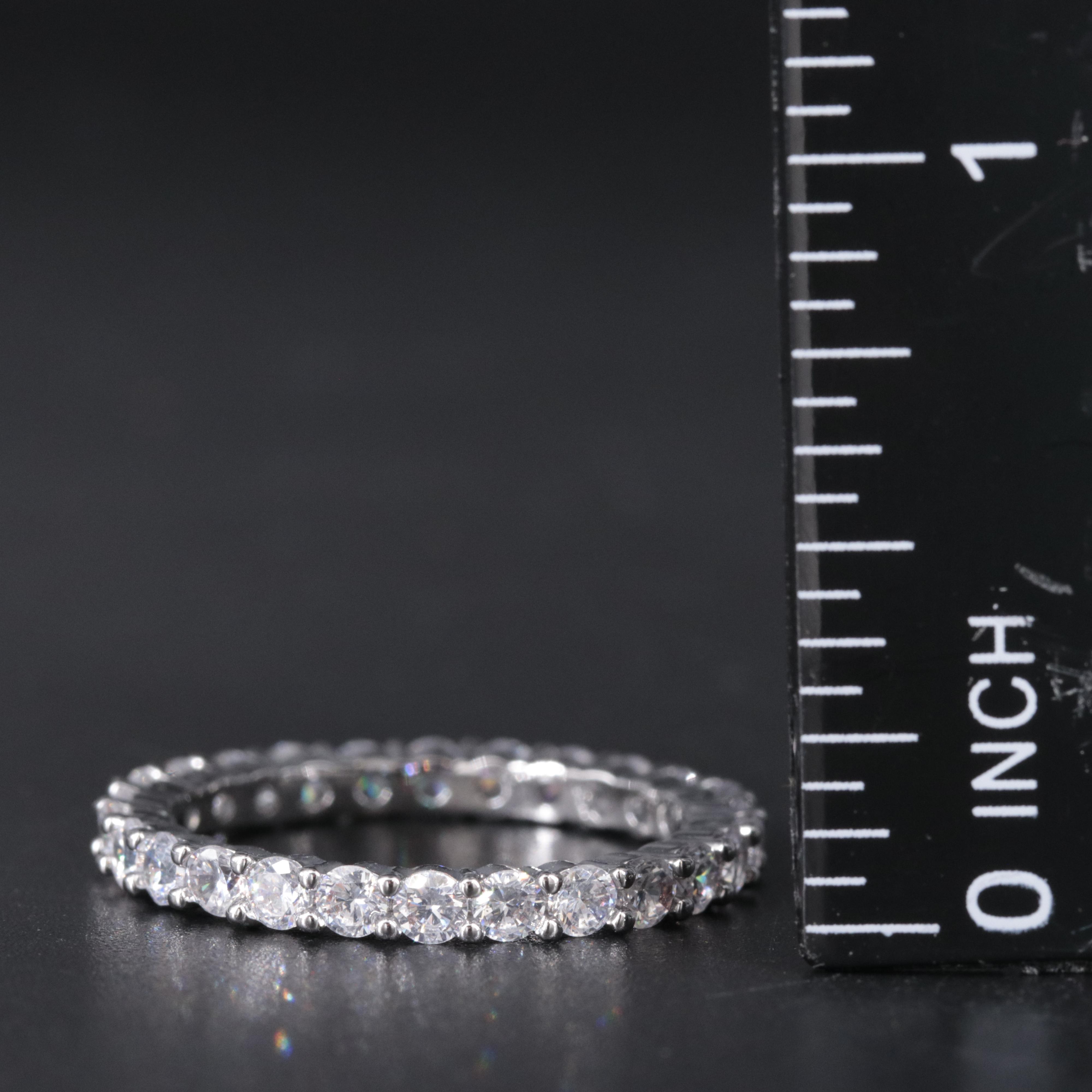 Cubic Zirconia Eternity Band