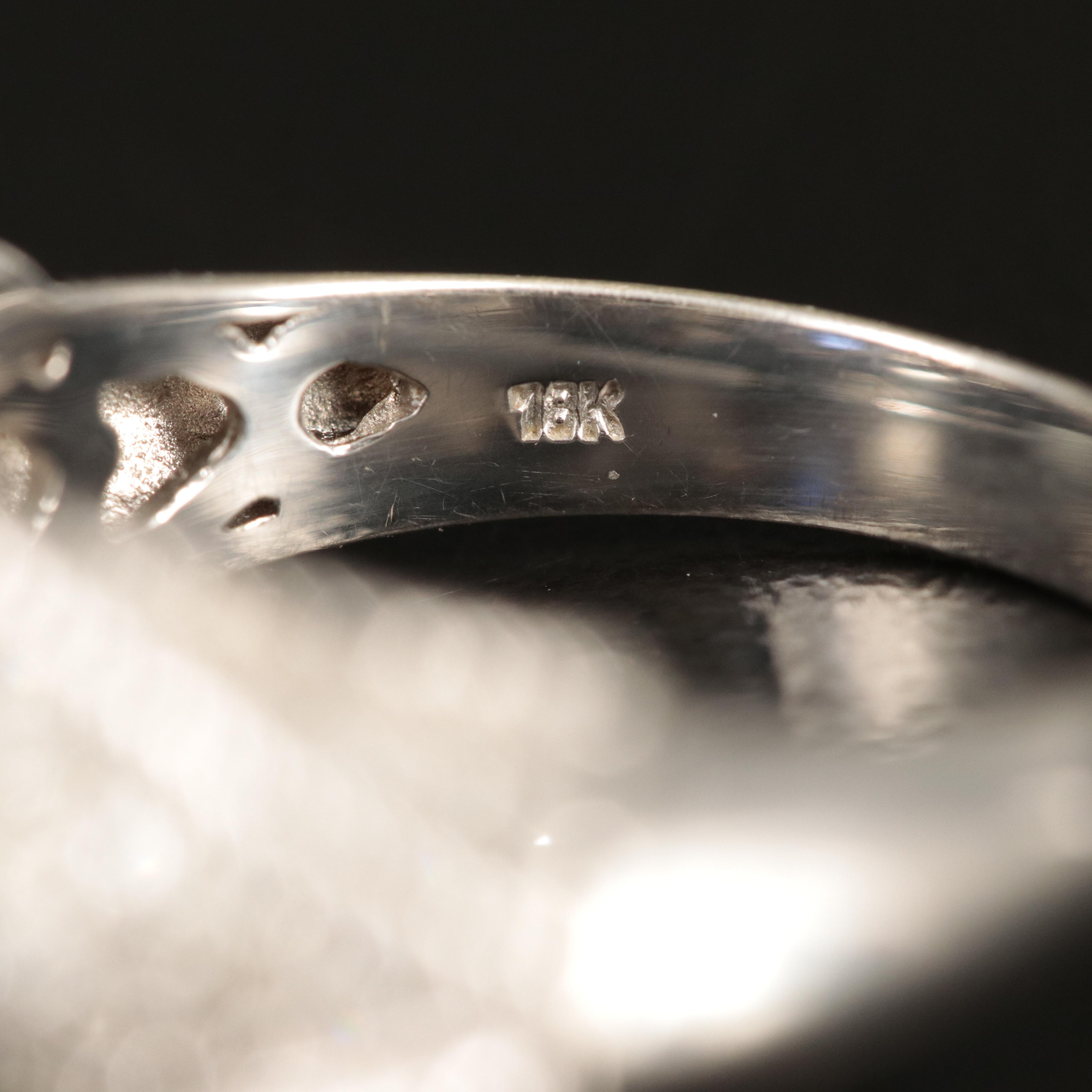 18K Sapphire and Diamond Ring