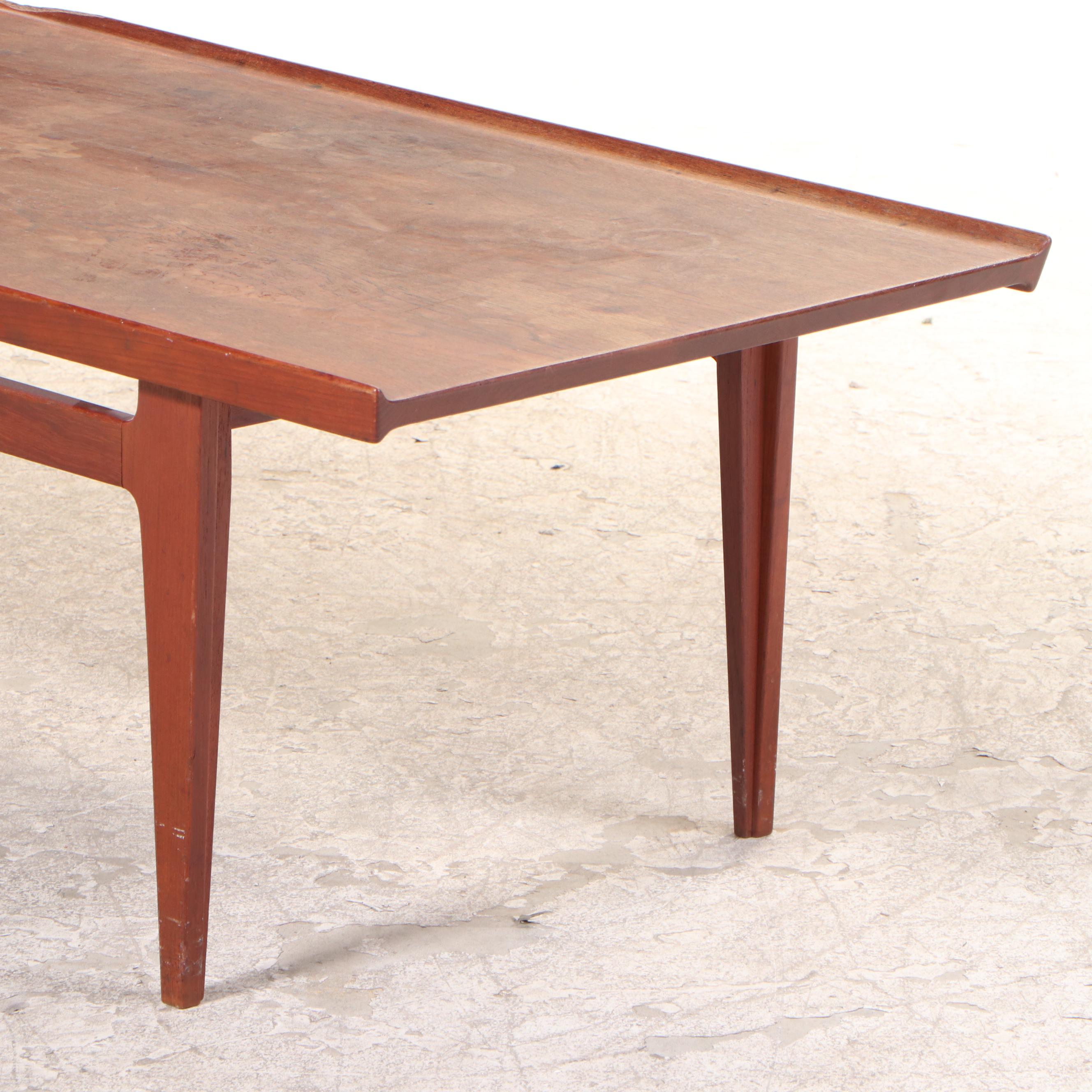 Povl Dinesen Danish Modern Teak Coffee Table, Mid-20th Century