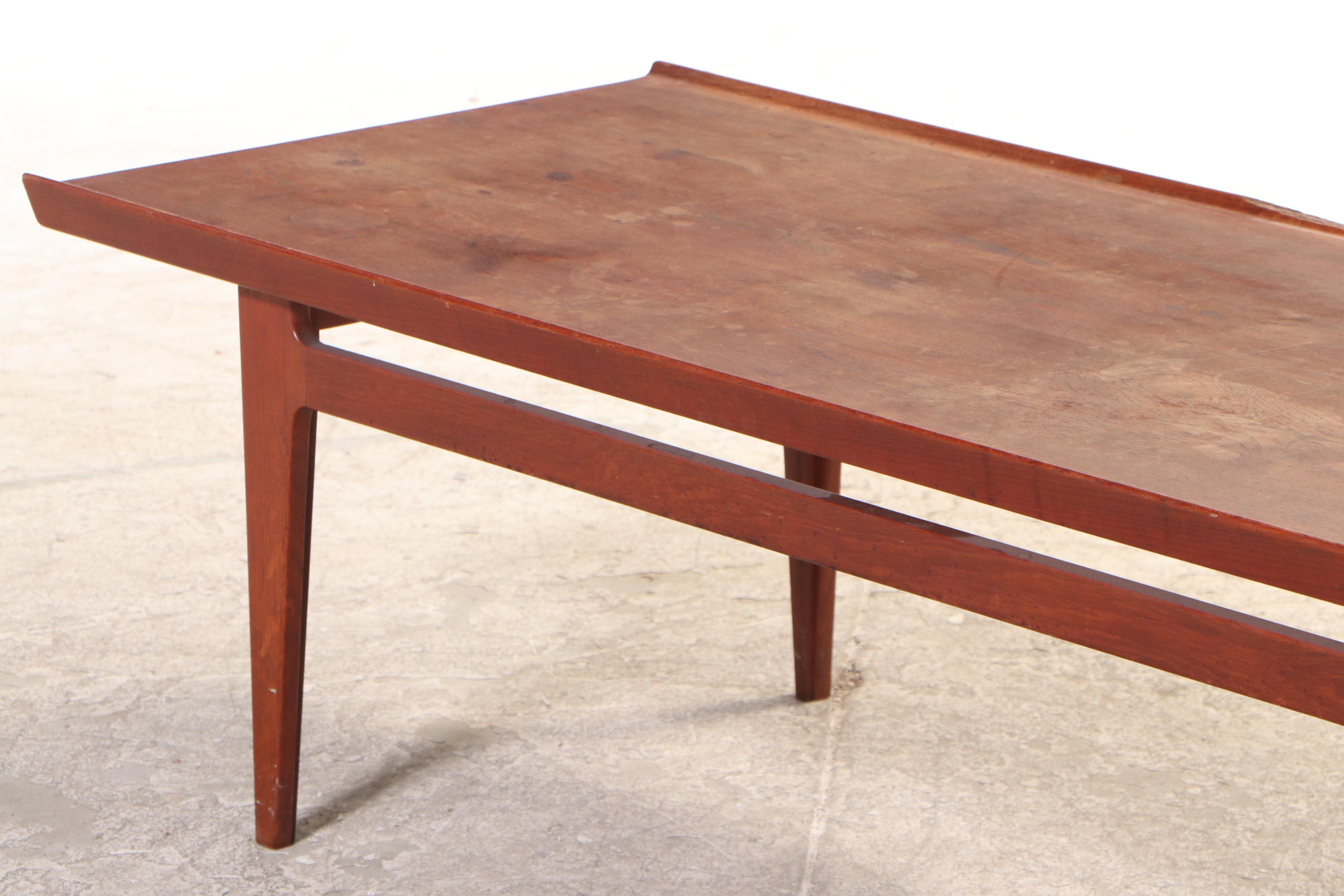 Povl Dinesen Danish Modern Teak Coffee Table, Mid-20th Century