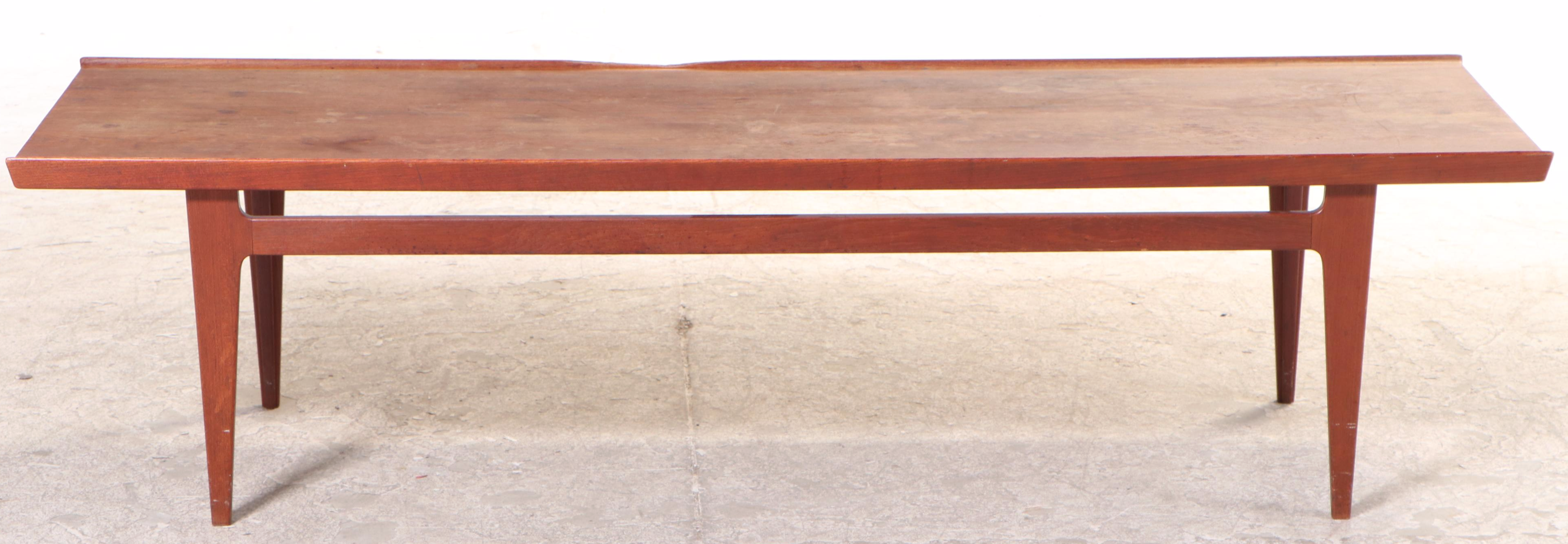 Povl Dinesen Danish Modern Teak Coffee Table, Mid-20th Century