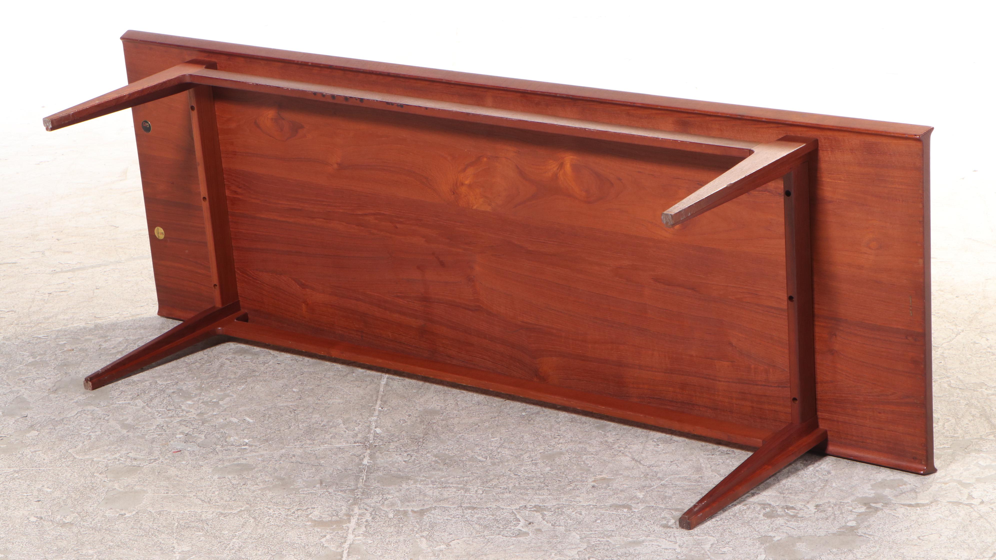 Povl Dinesen Danish Modern Teak Coffee Table, Mid-20th Century