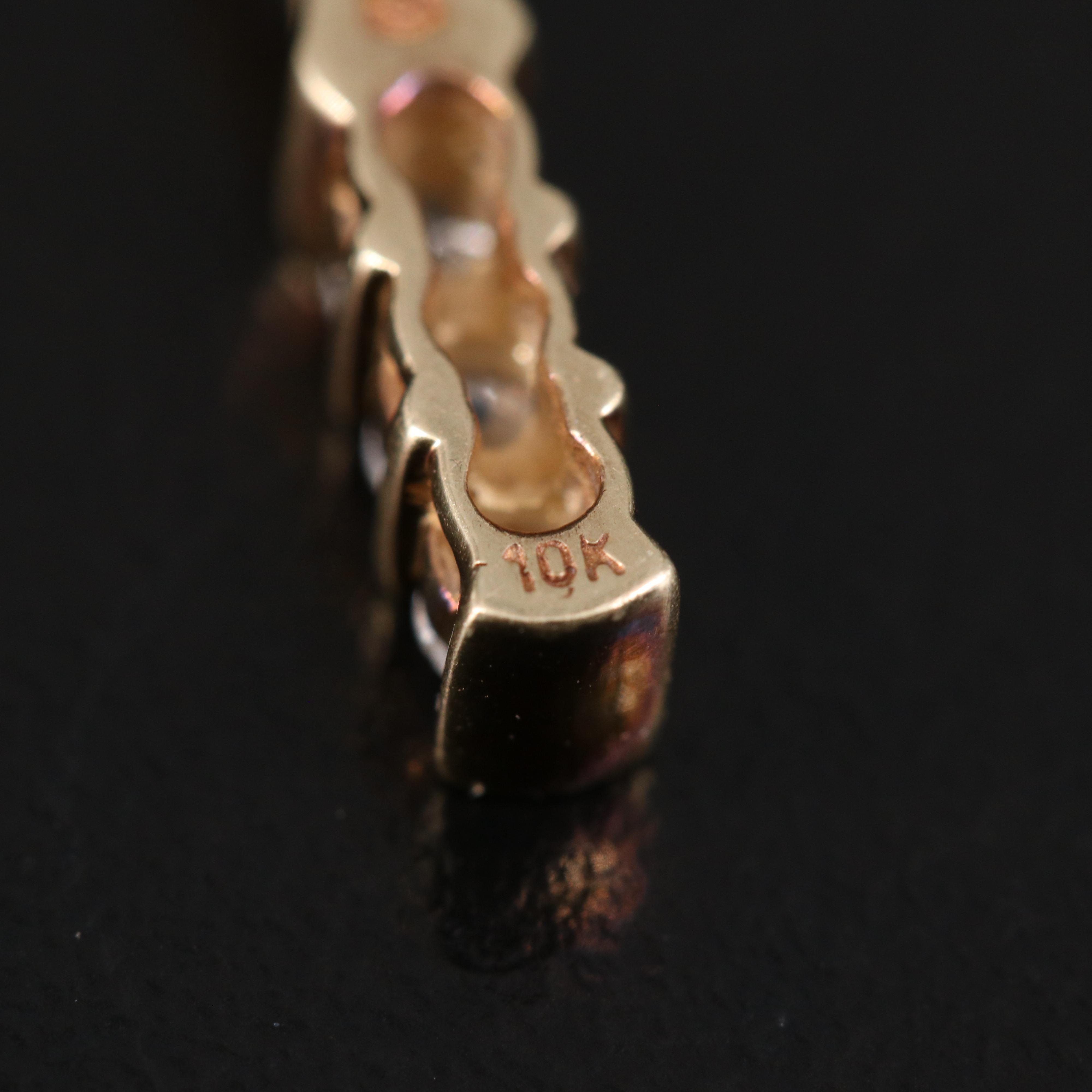 10K Diamond Pendant on Gold-Filled Chain Necklace