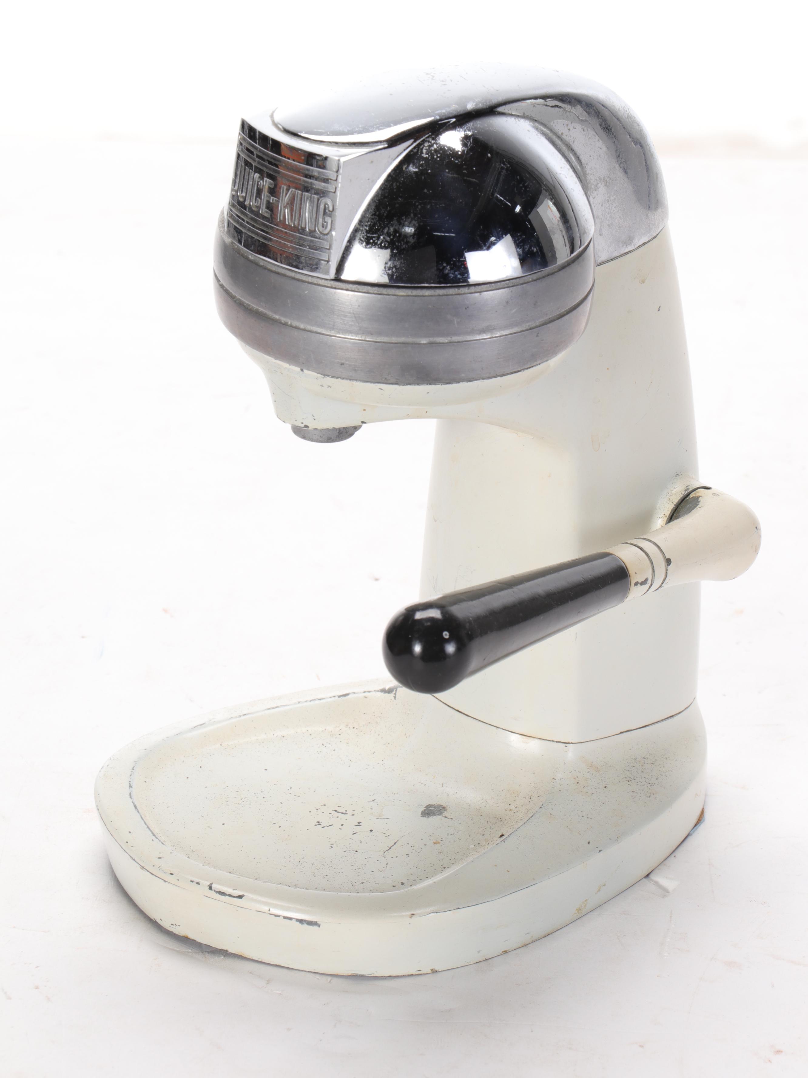 The Peerless Freezer Company Ice Cream Maker with Ice Crusher and Juicer