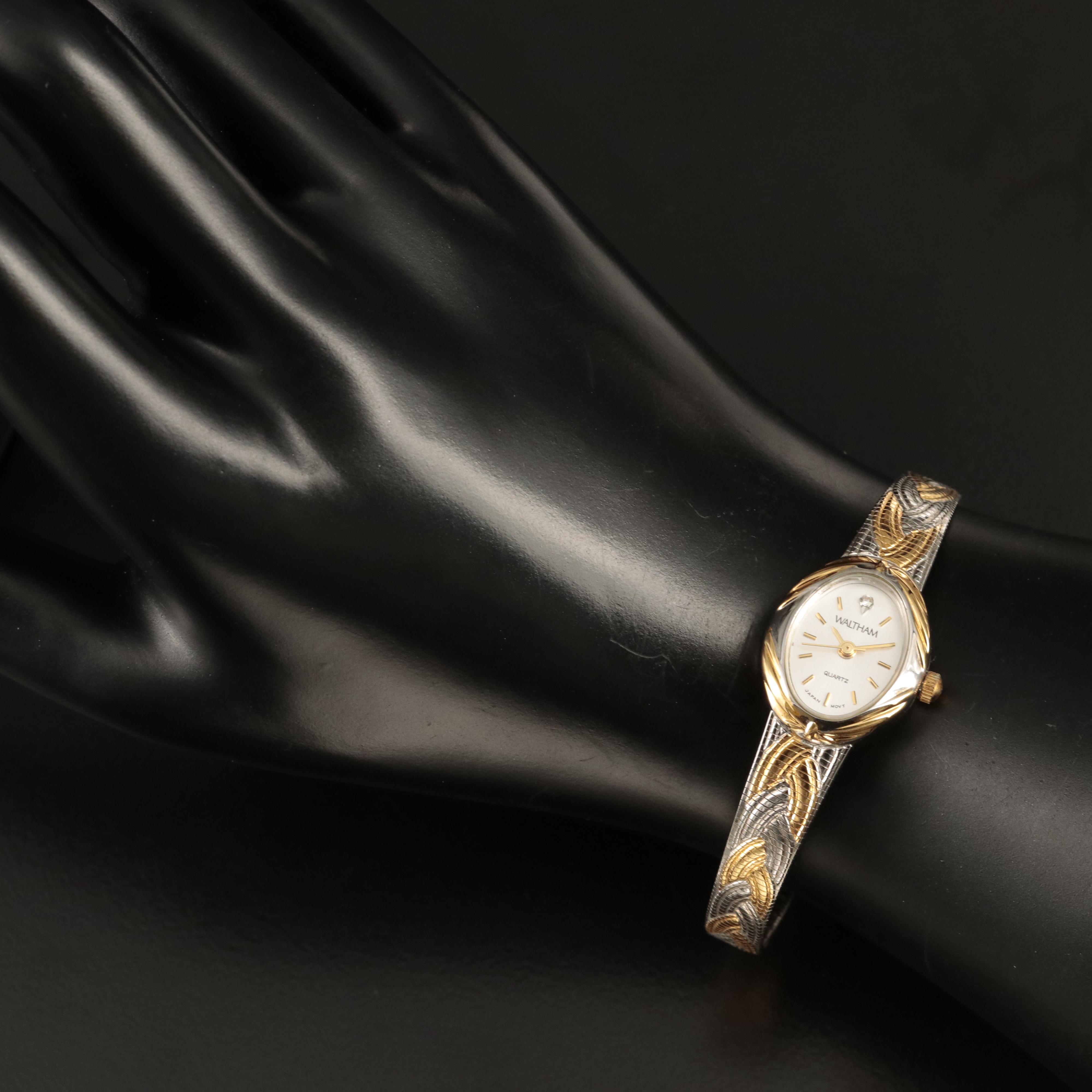 Waltham Two - Tone Quartz Watch