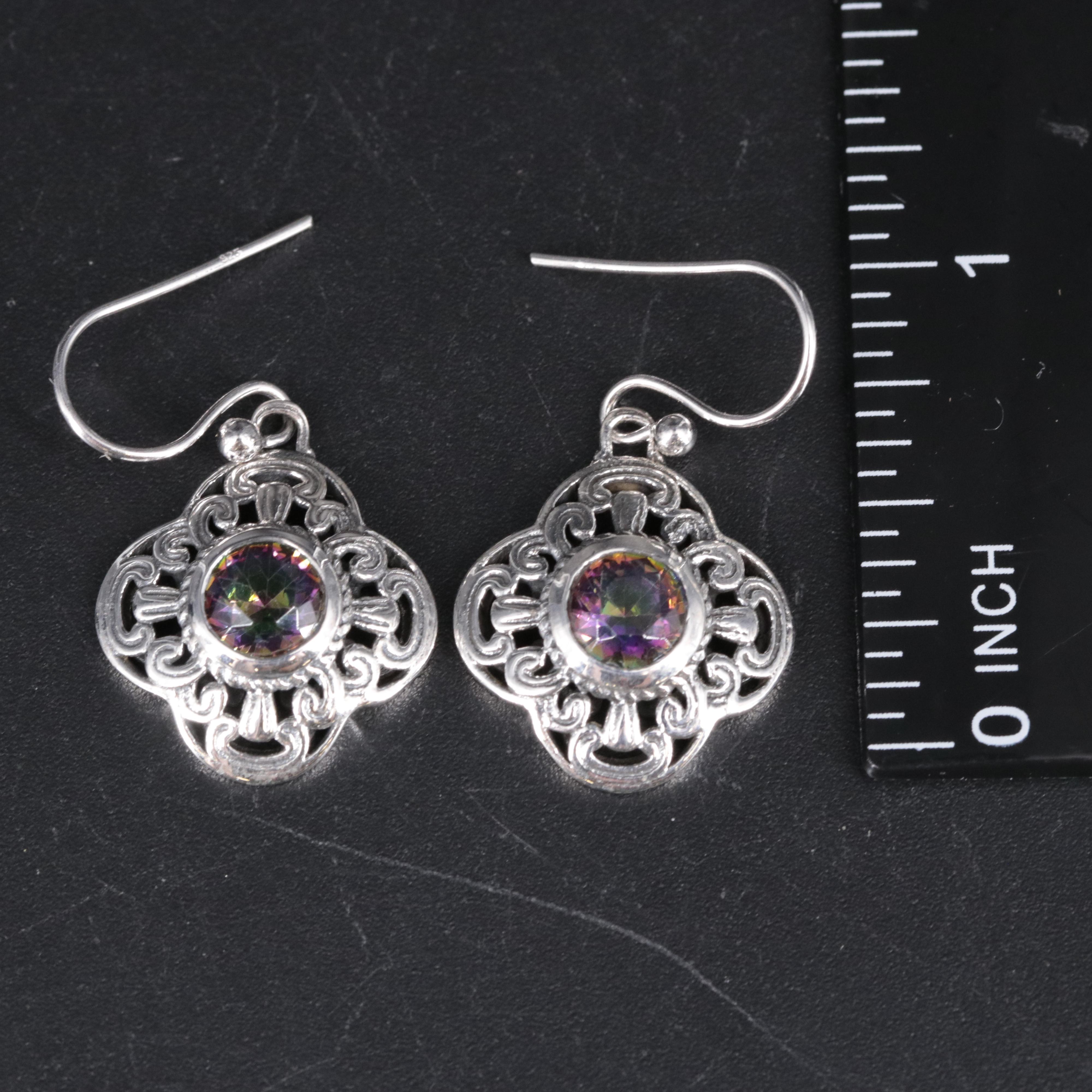 Sterling Silver Gemstone Earrings