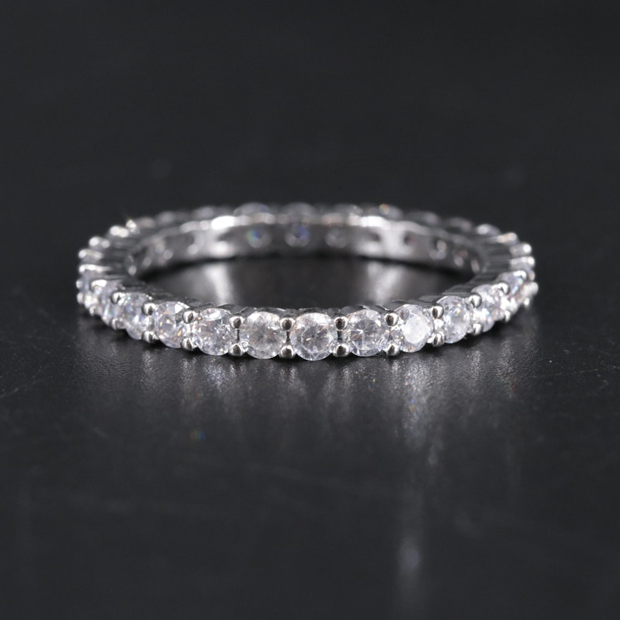 Cubic Zirconia Eternity Band