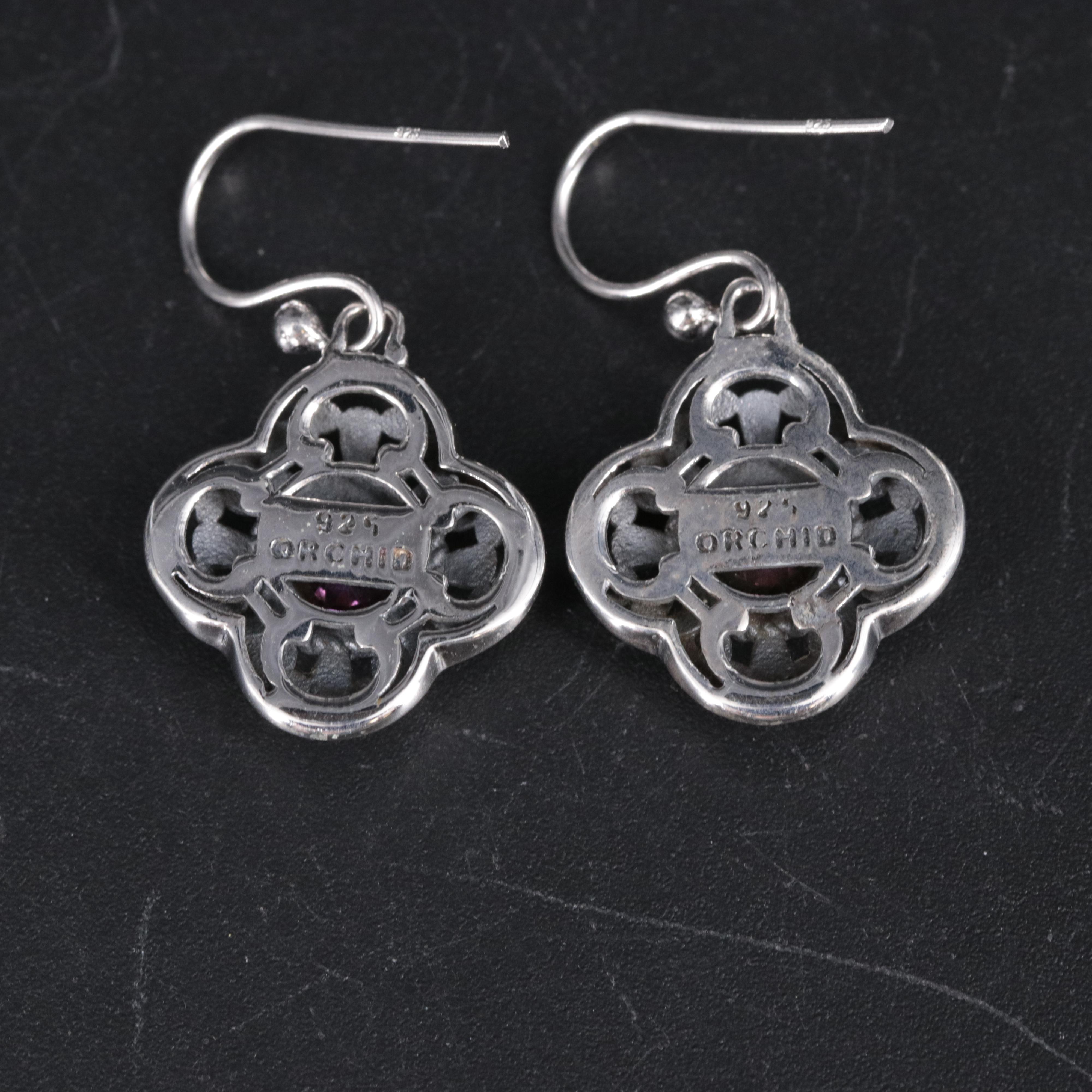 Sterling Silver Gemstone Earrings