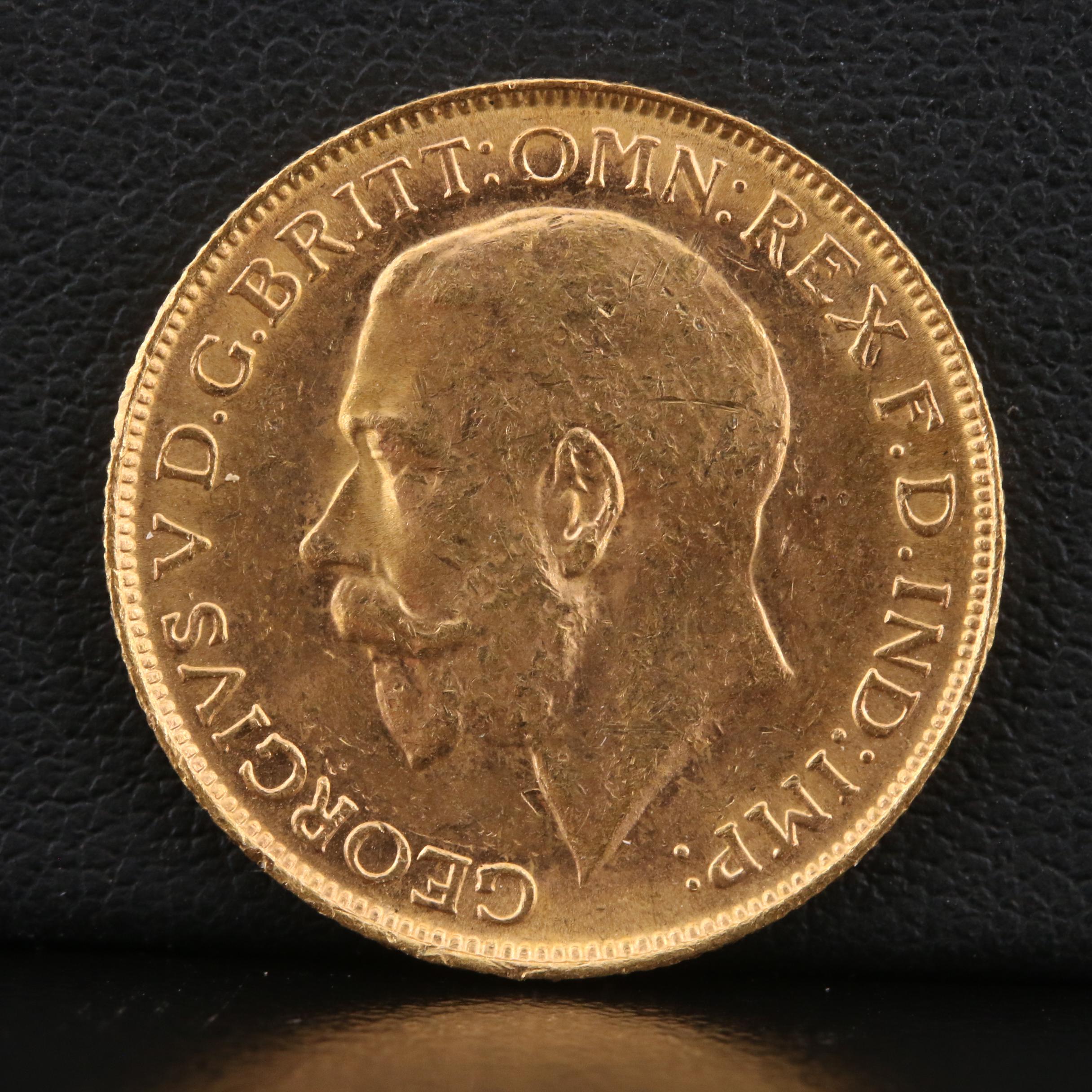 1918 P British Gold Sovereign