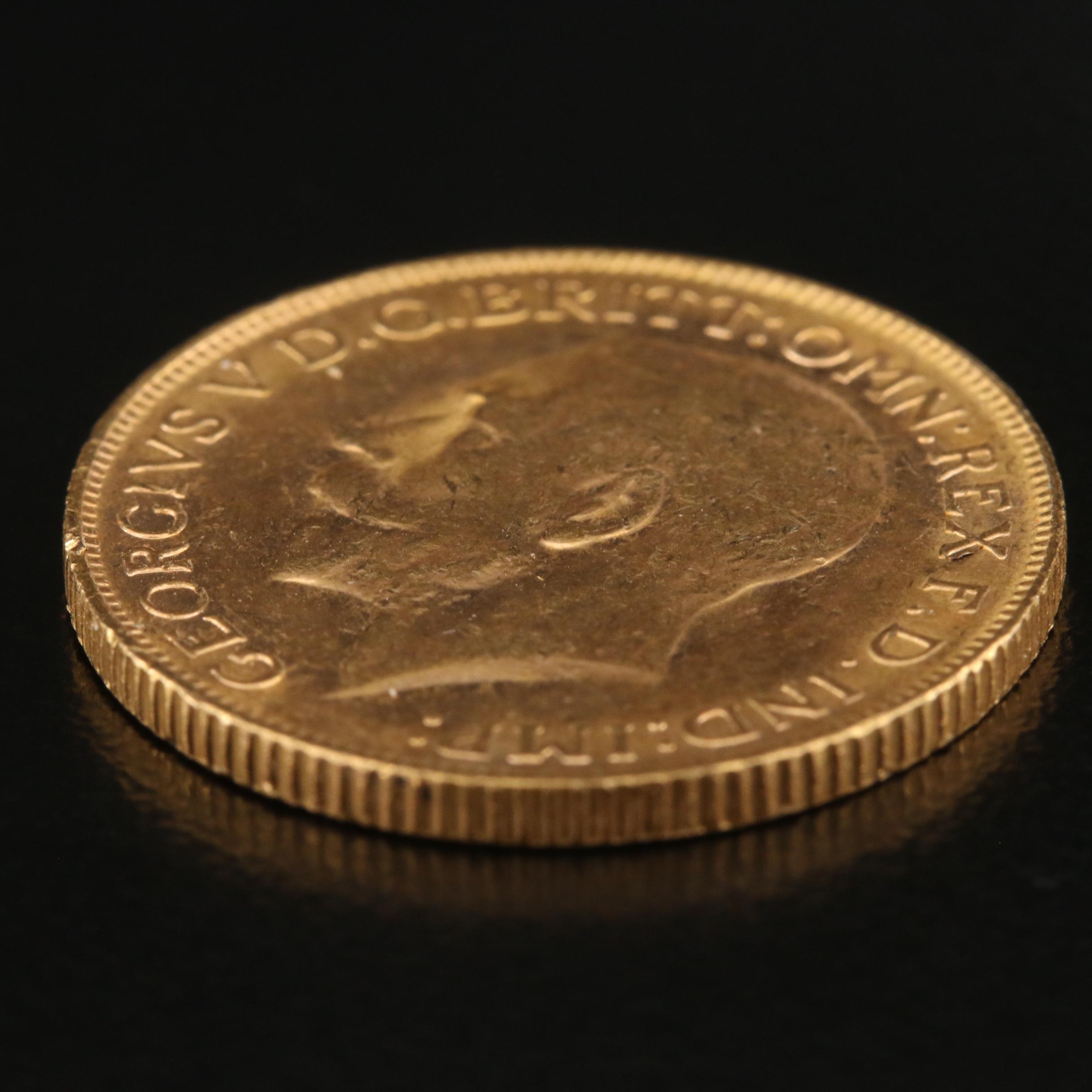 1918 P British Gold Sovereign