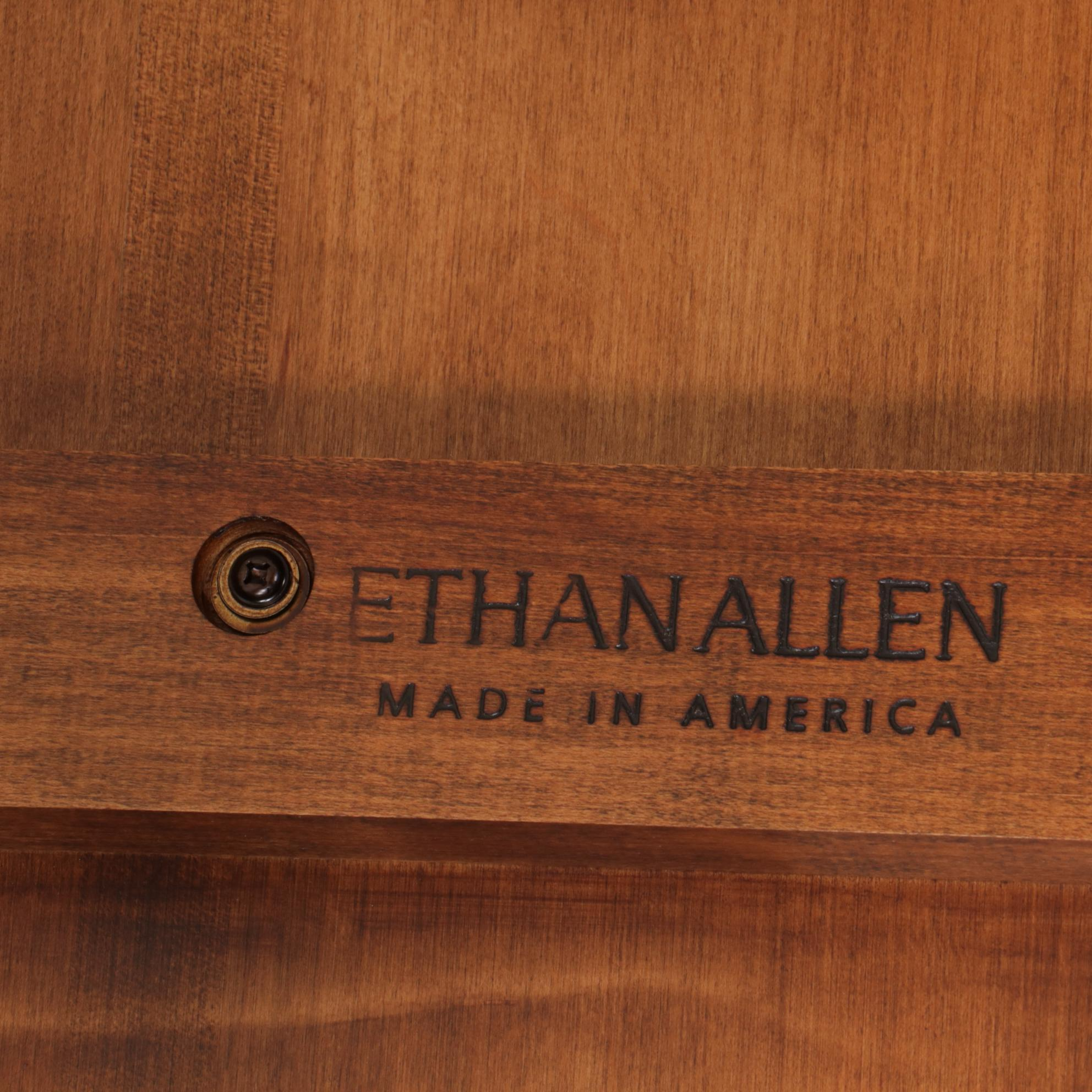 Ethan Allen "Elements" Maple Round Side Table