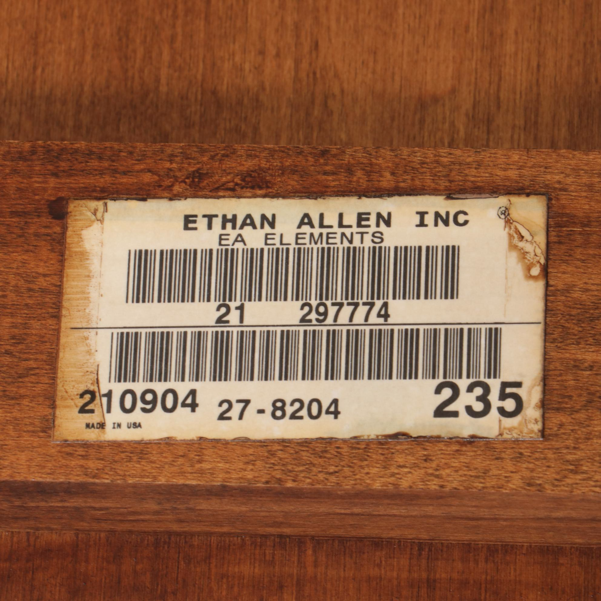 Ethan Allen "Elements" Maple Round Side Table