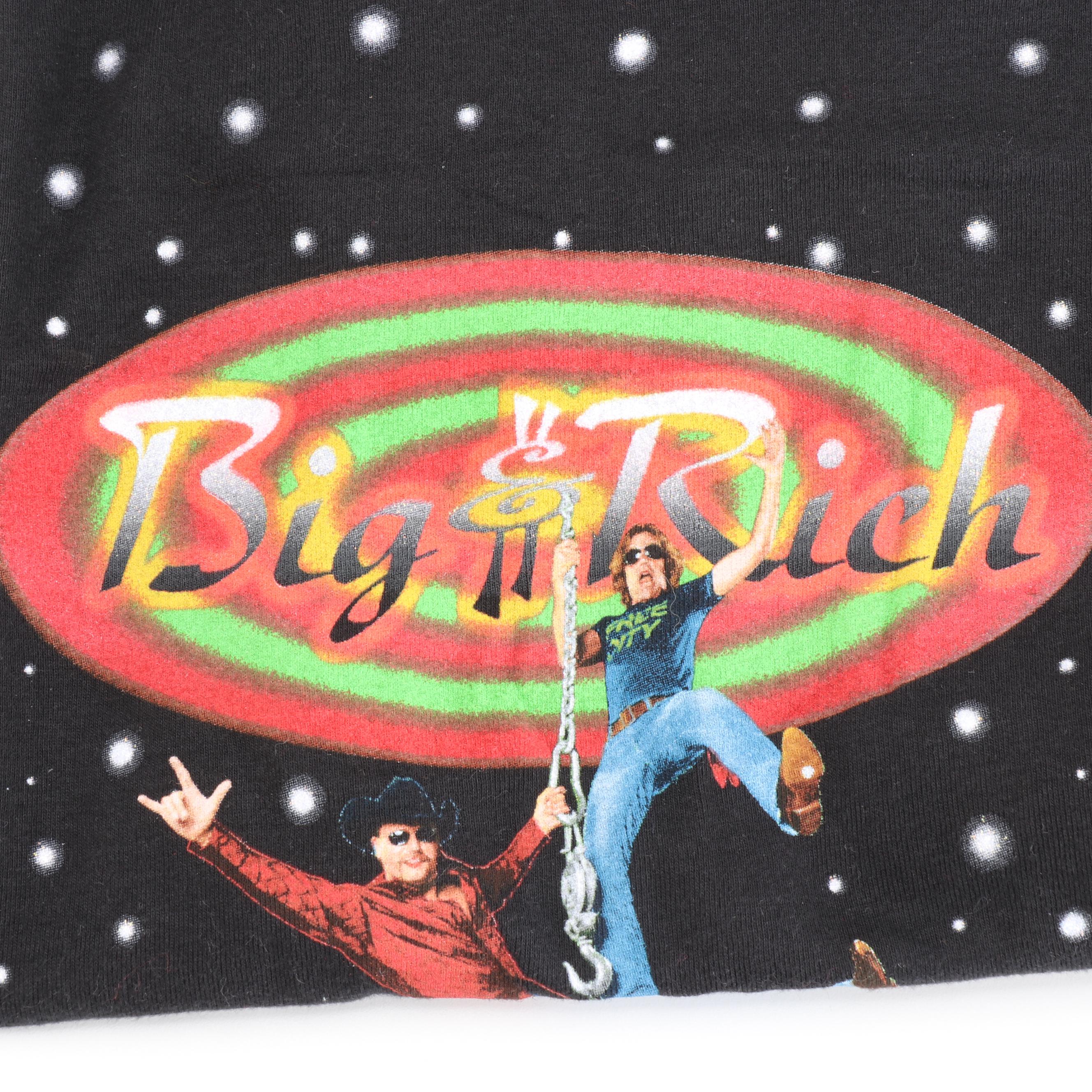 Big & Rich Tour Merchandise Including Signed Album, Scarves, Shirts, and More