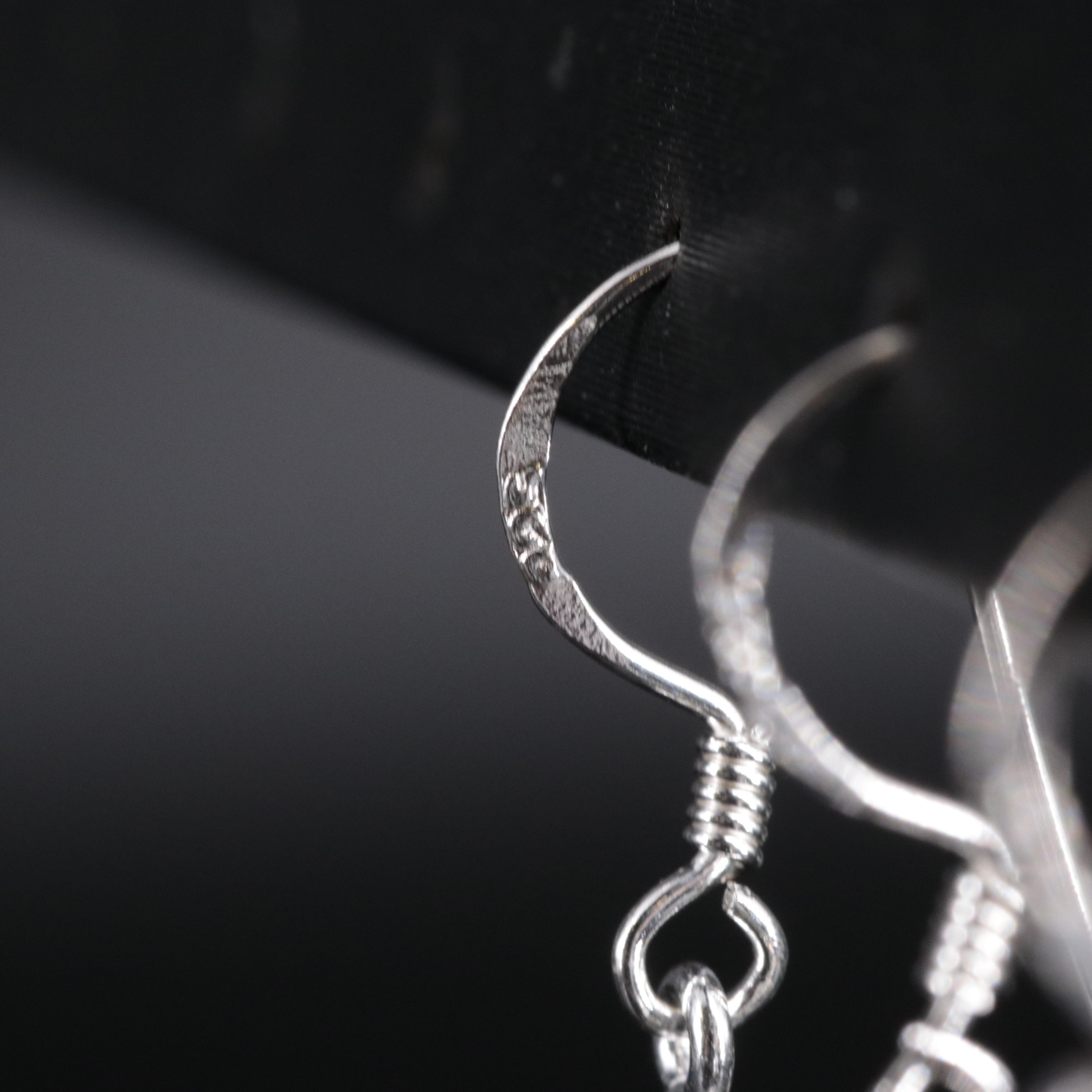 2-Piece Sterling Drop and Dangle Earrings Set Featuring Amethyst