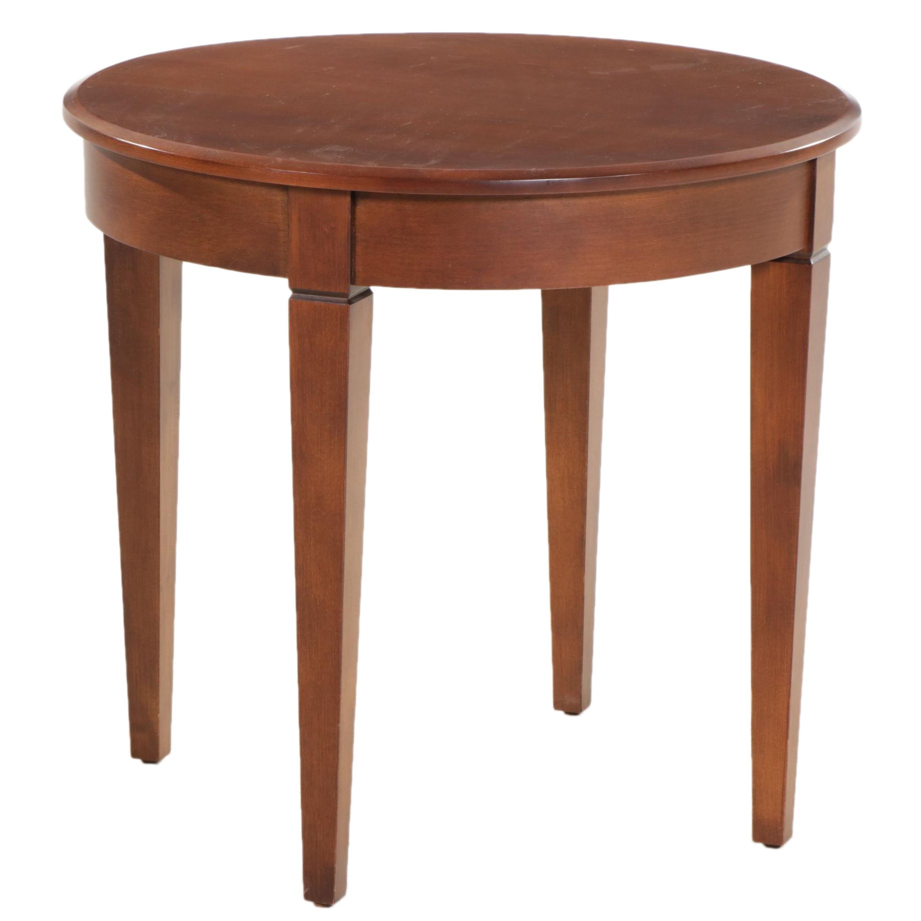 Ethan Allen "Elements" Maple Round Side Table