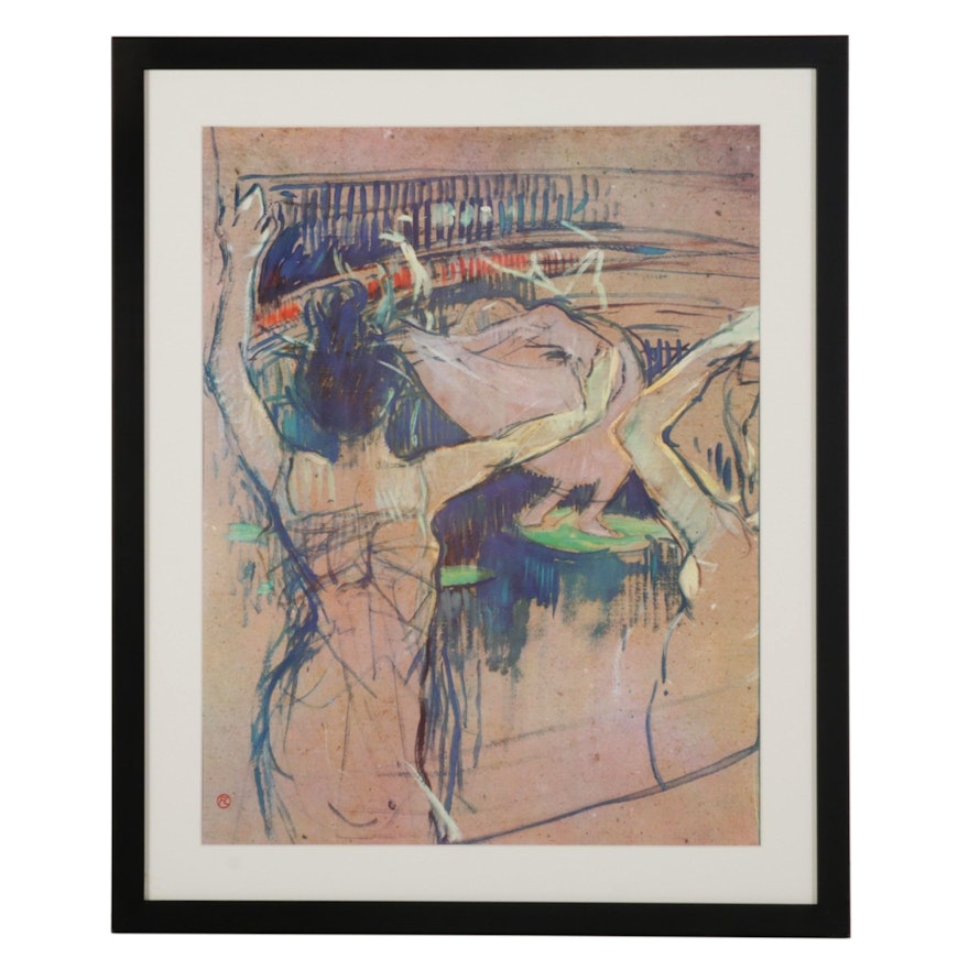 Offset Lithograph After Toulouse-Lautrec From "Moulin Rouge et Cabarets," 1962