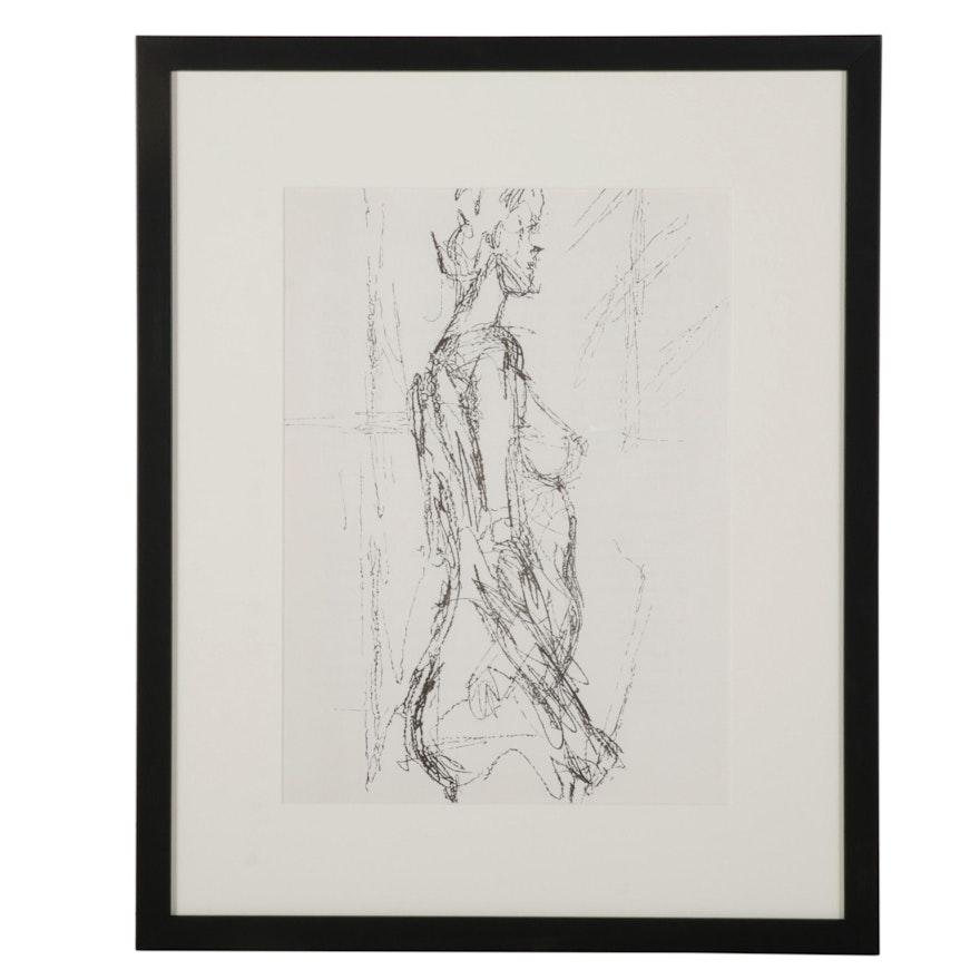 Photogravure After Alberto Giacometti for "Derrière le Miroir," 1961