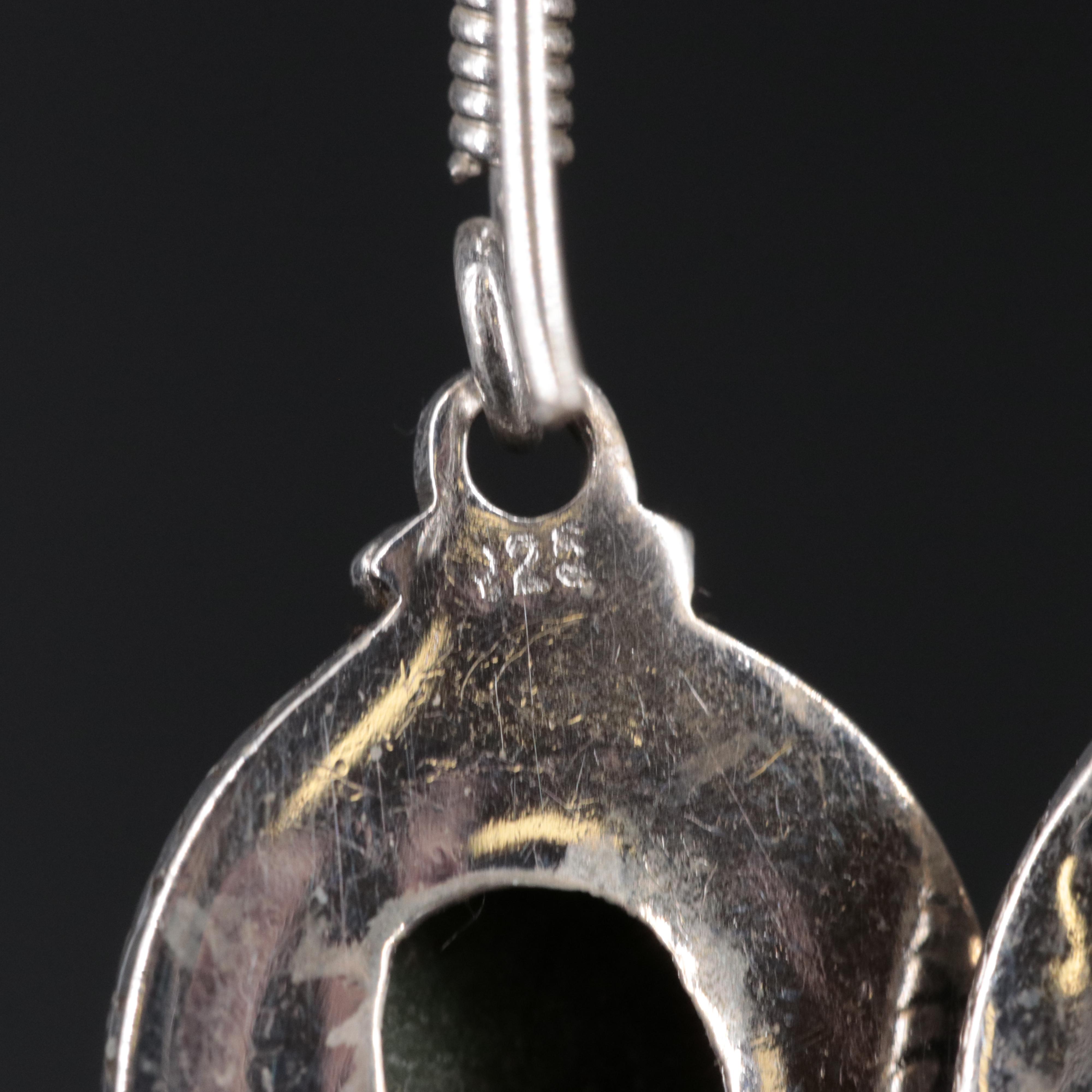 2-Piece Sterling Dangle Earrings Set Featuring Ruby Zoisite