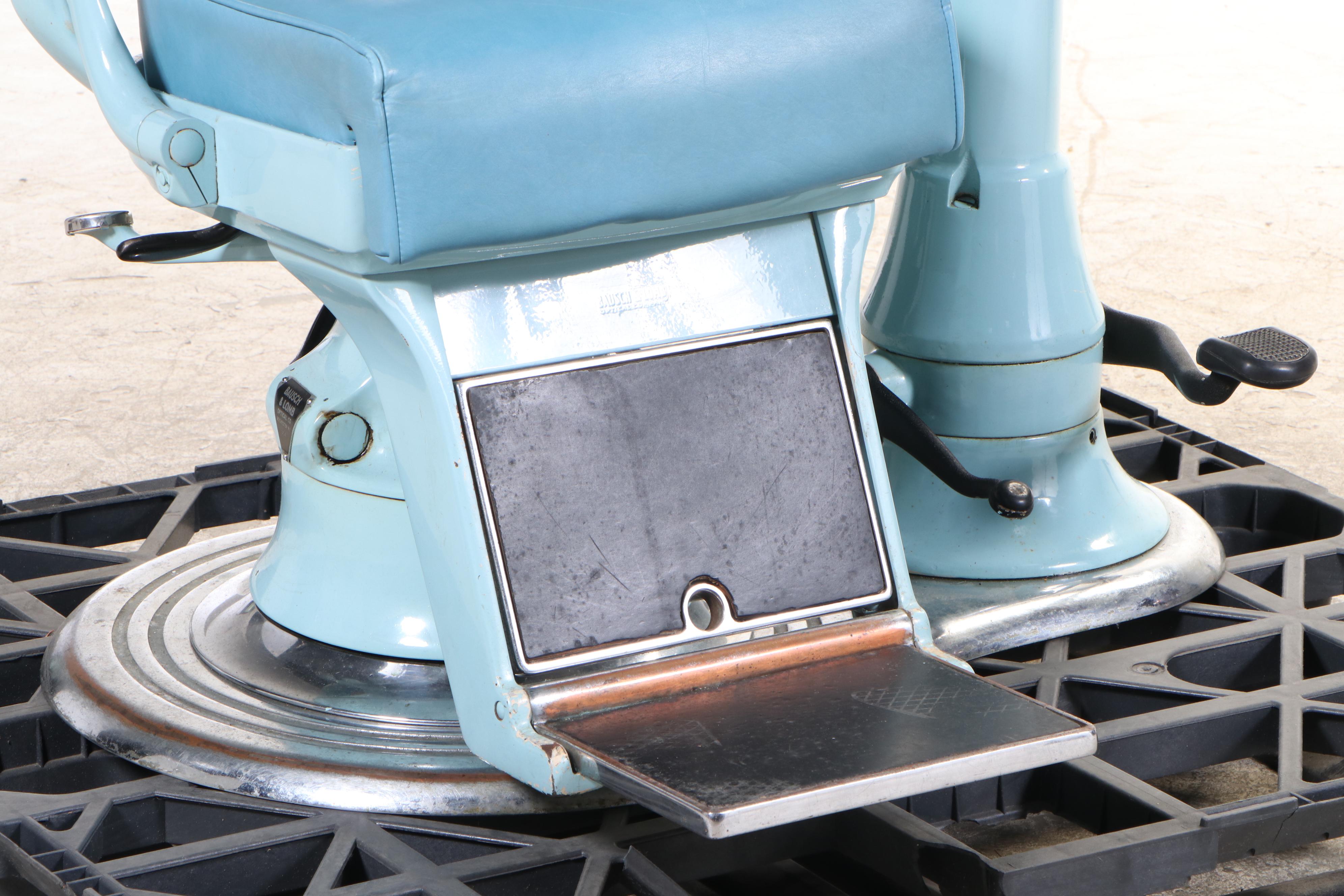 Bausch & Lomb Metal Optometrist Exam Chair, Stand, Phoropter and Keratometer