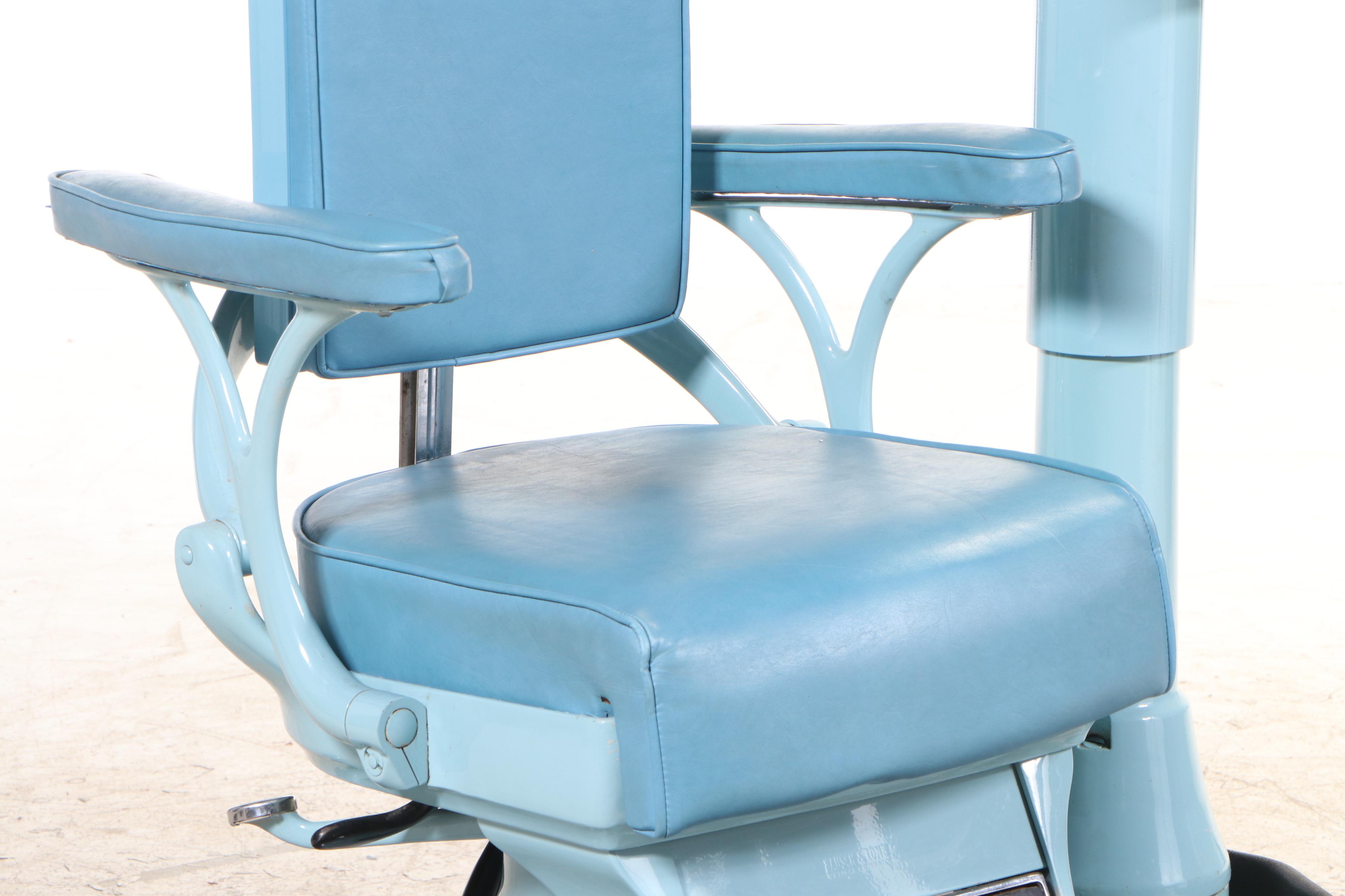 Bausch & Lomb Metal Optometrist Exam Chair, Stand, Phoropter and Keratometer