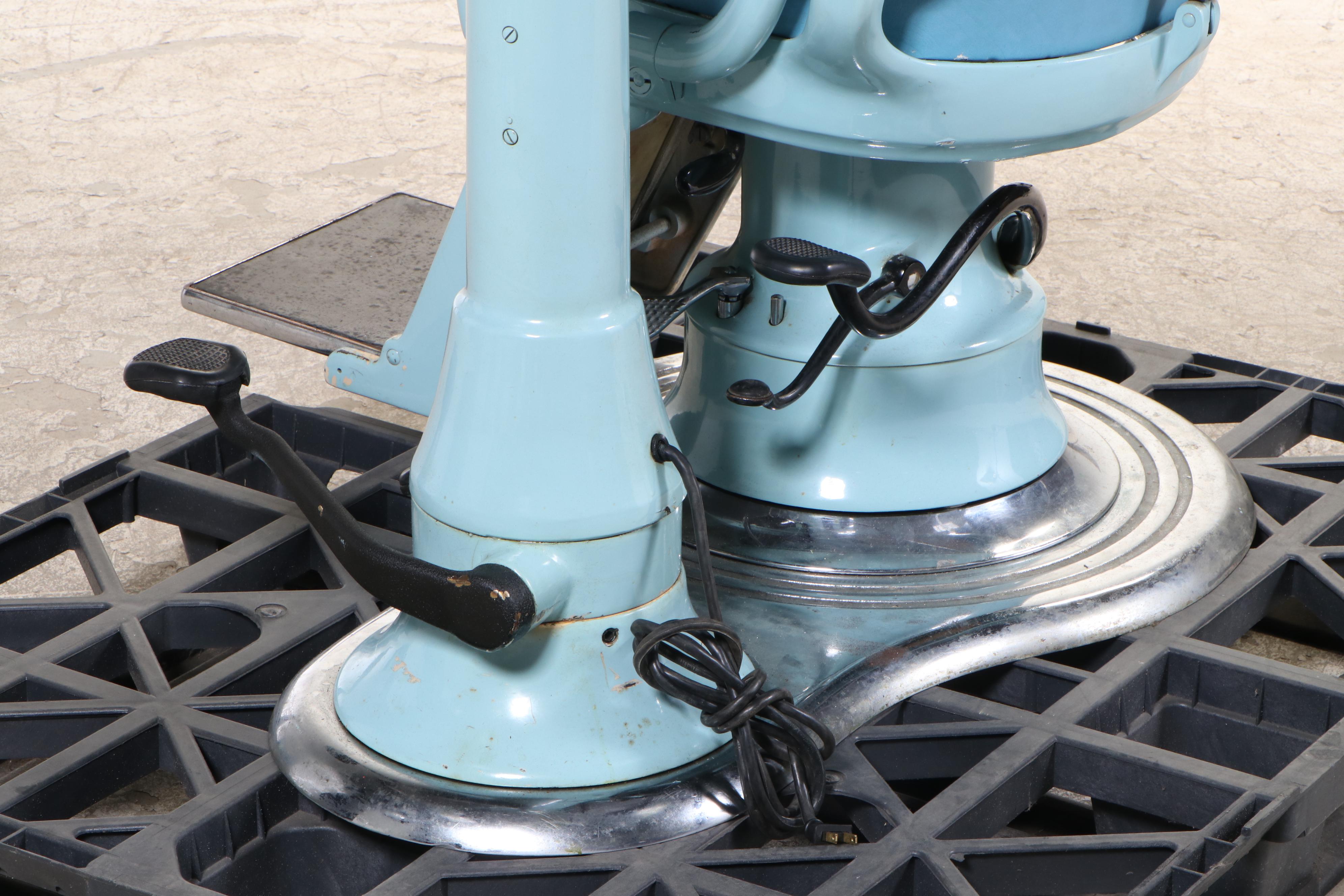 Bausch & Lomb Metal Optometrist Exam Chair, Stand, Phoropter and Keratometer