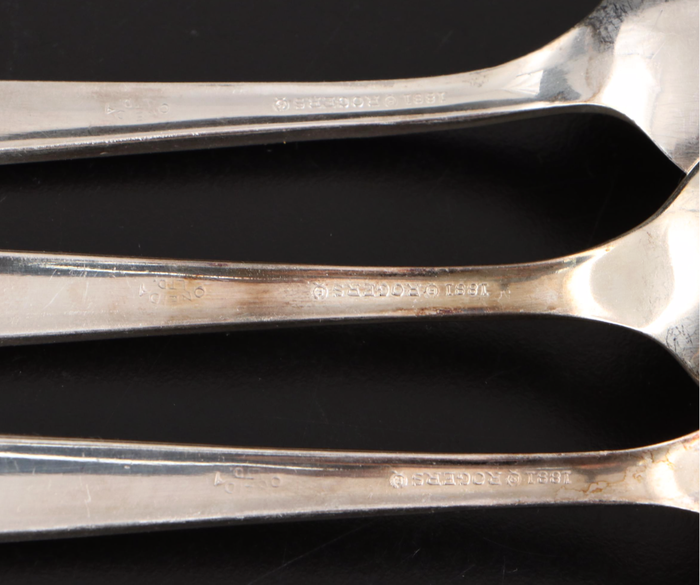Rogers "Surf Club" Silver Plate Flatware Set for Eight, Mid-20th Century