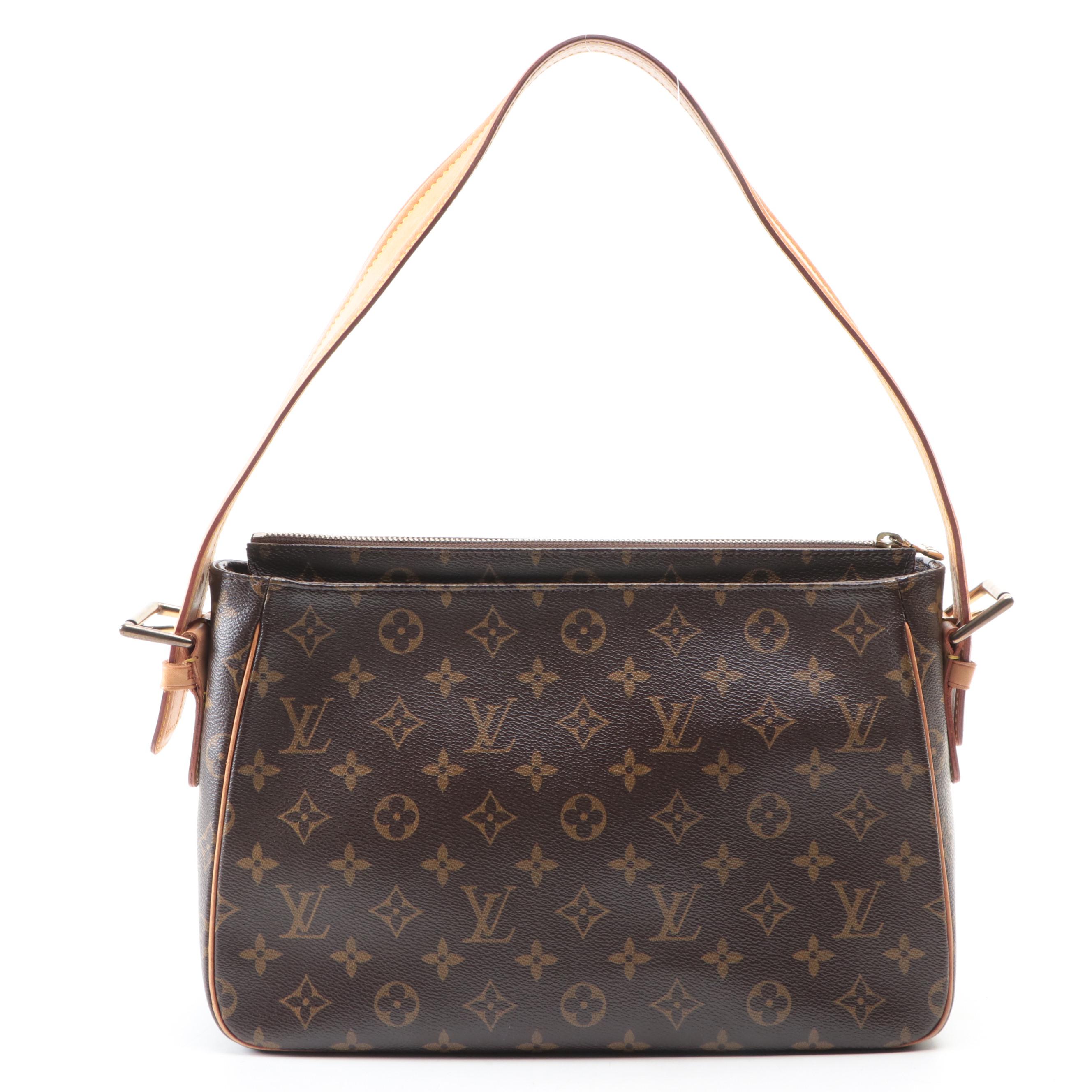 Louis Vuitton Viva Cite GM Shoulder Bag in Monogram Canvas and Leather