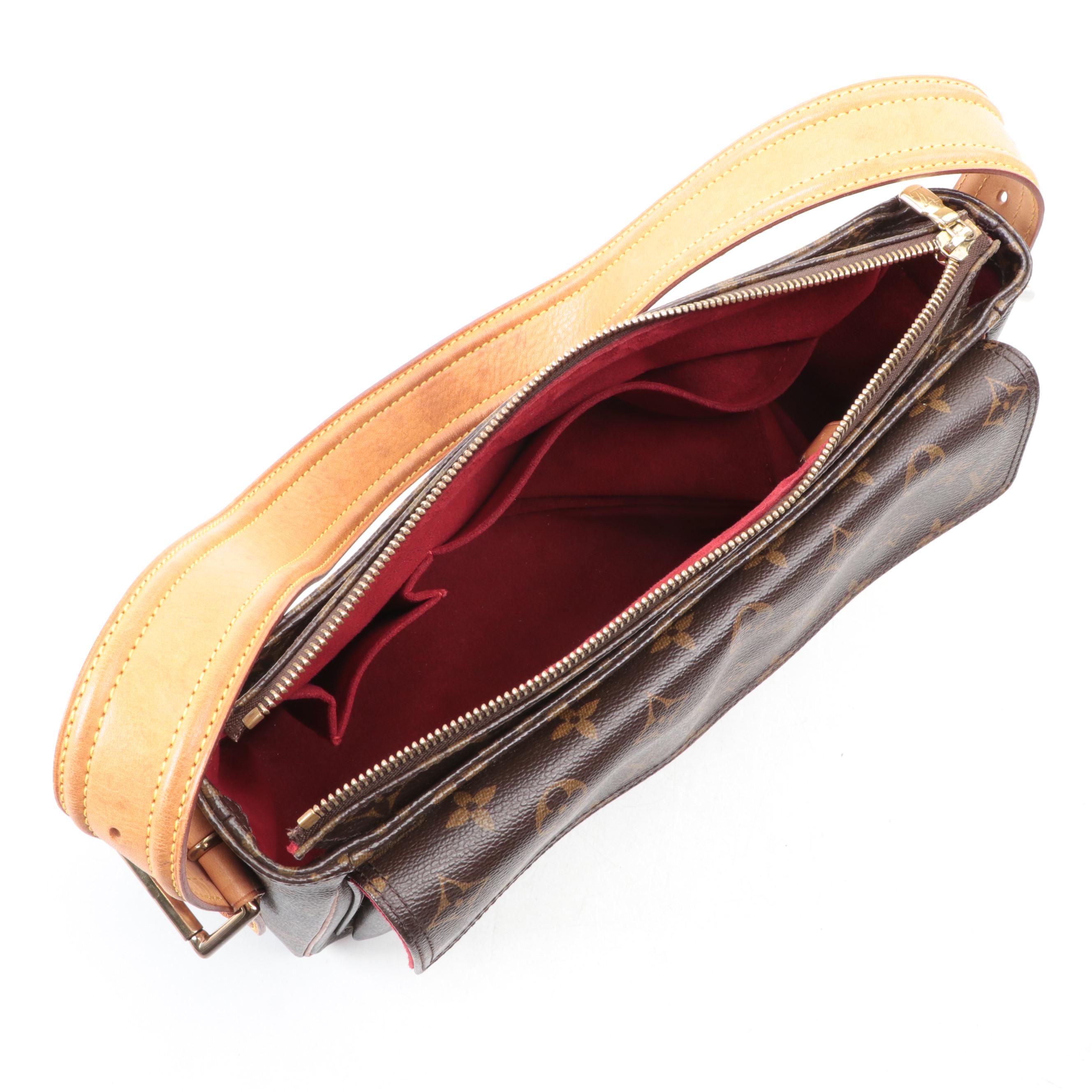 Louis Vuitton Viva Cite GM Shoulder Bag in Monogram Canvas and Leather