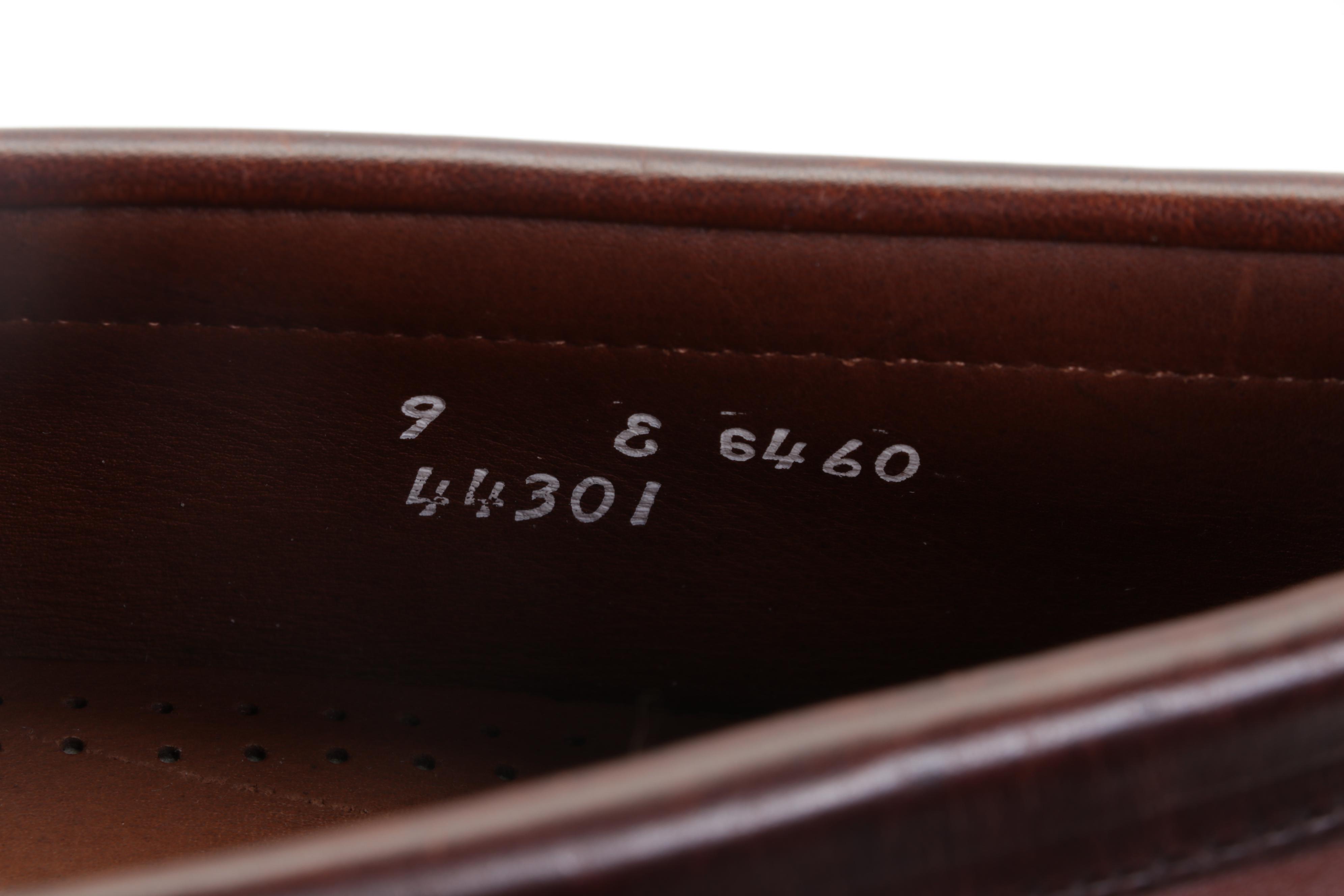 Men's Allen Edmonds Two Tone Brown Leather Penny Loafers