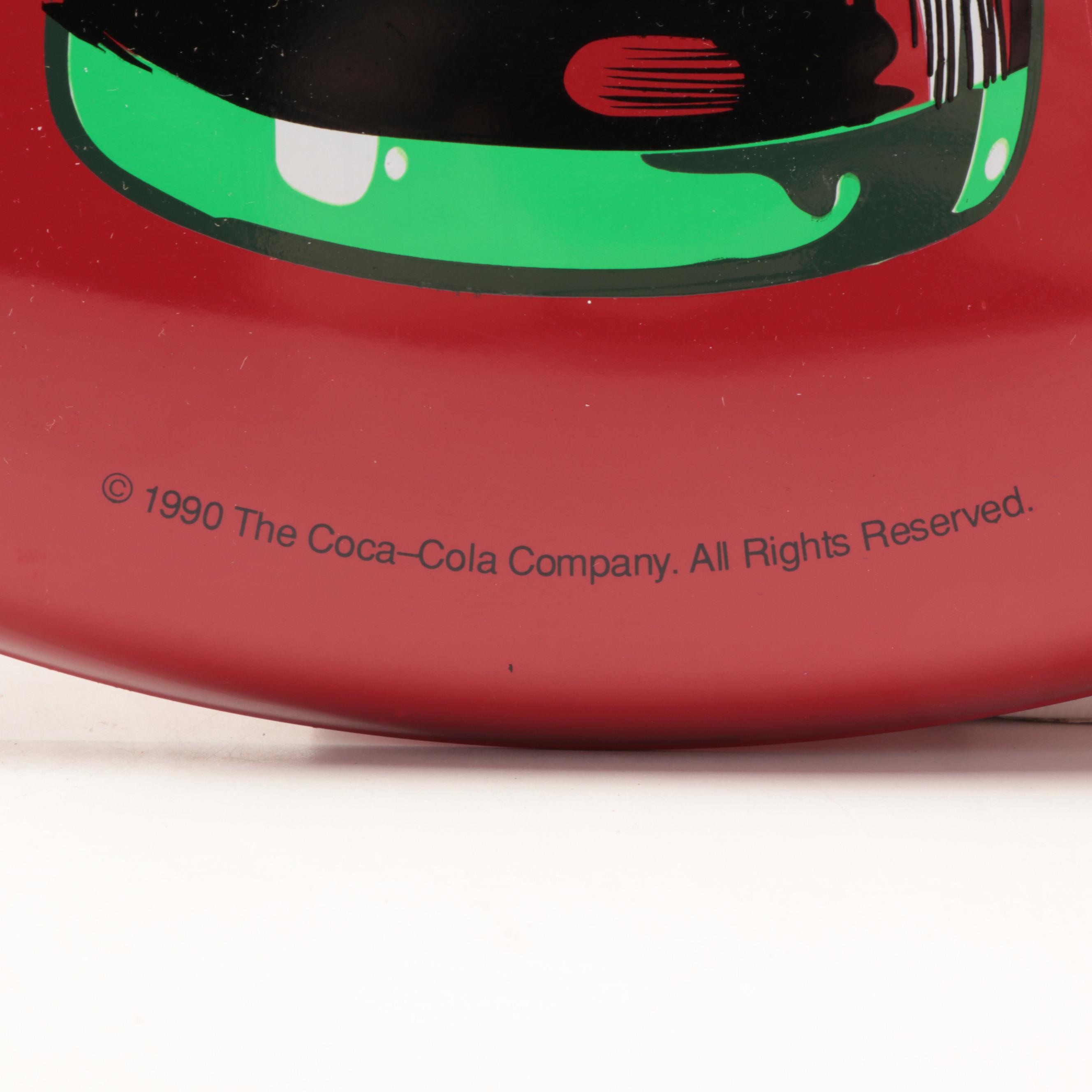 Coca-Cola Illuminated Radio and Tacker Type Metal Coca-Cola Sign