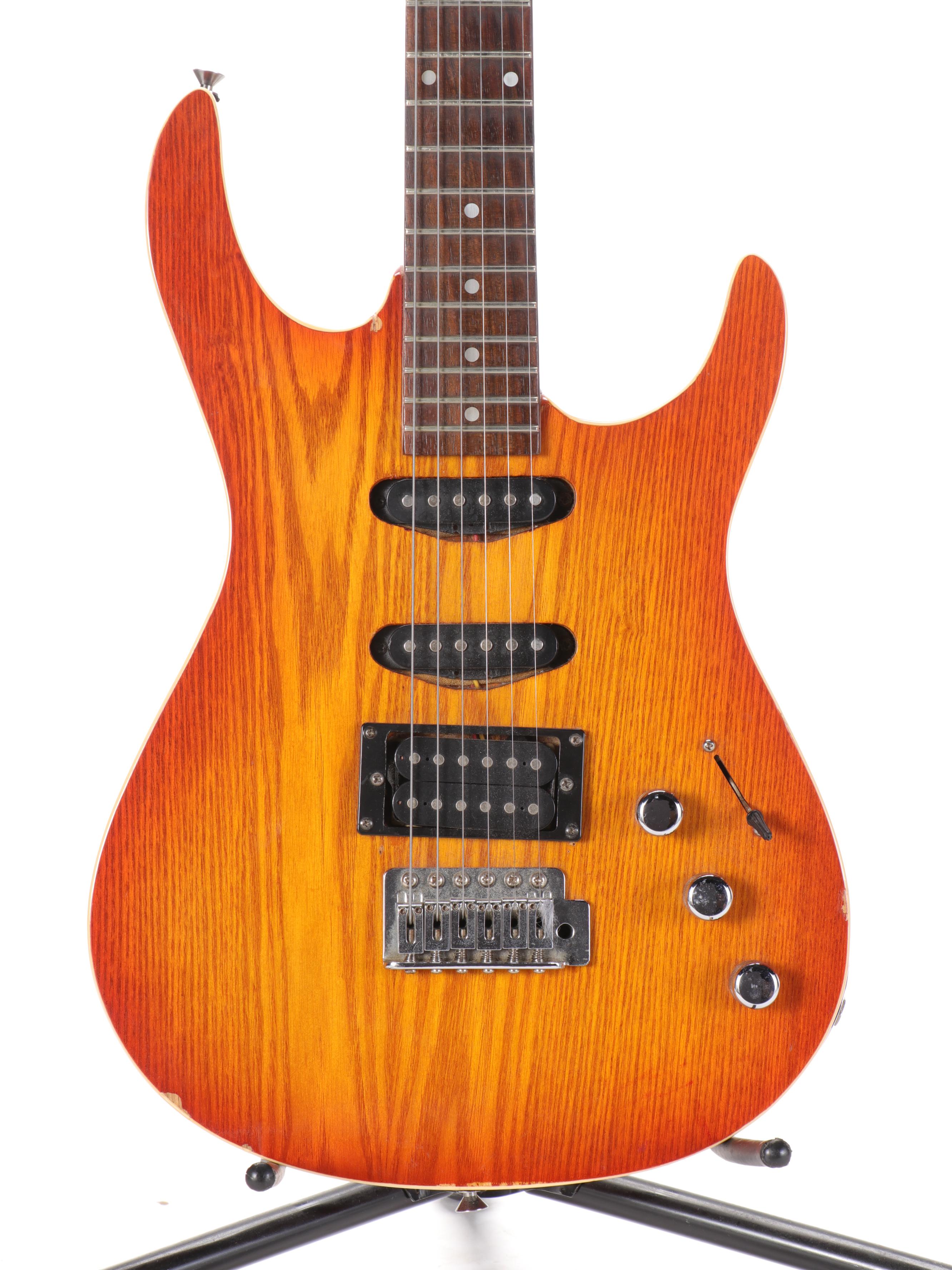 Samick Six-String Electric Guitar with Royce Stand