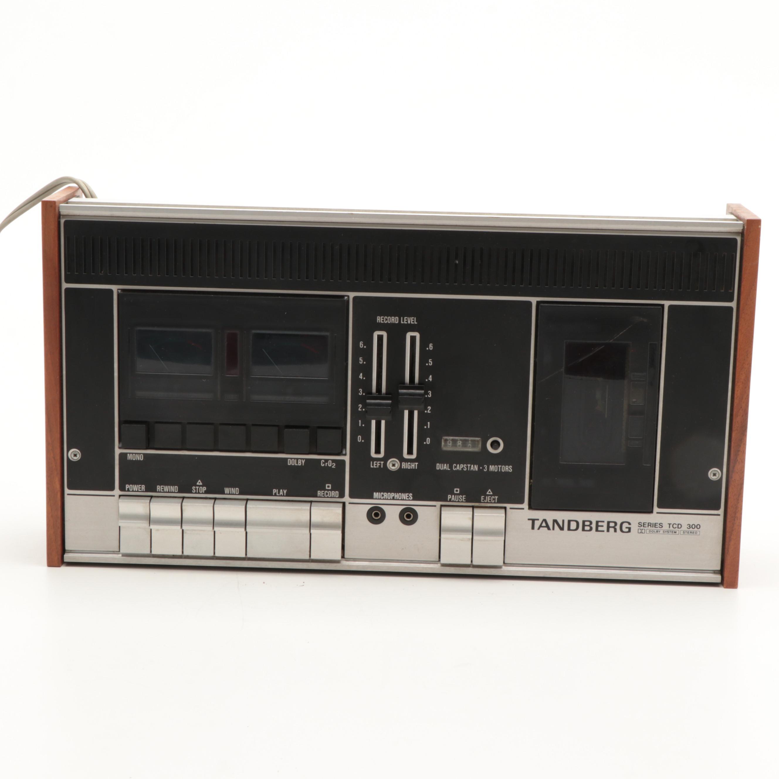 Tandberg TCD 300 4 Track 2 Channel Dolby B Noise Reduction Stereo Cassette Deck