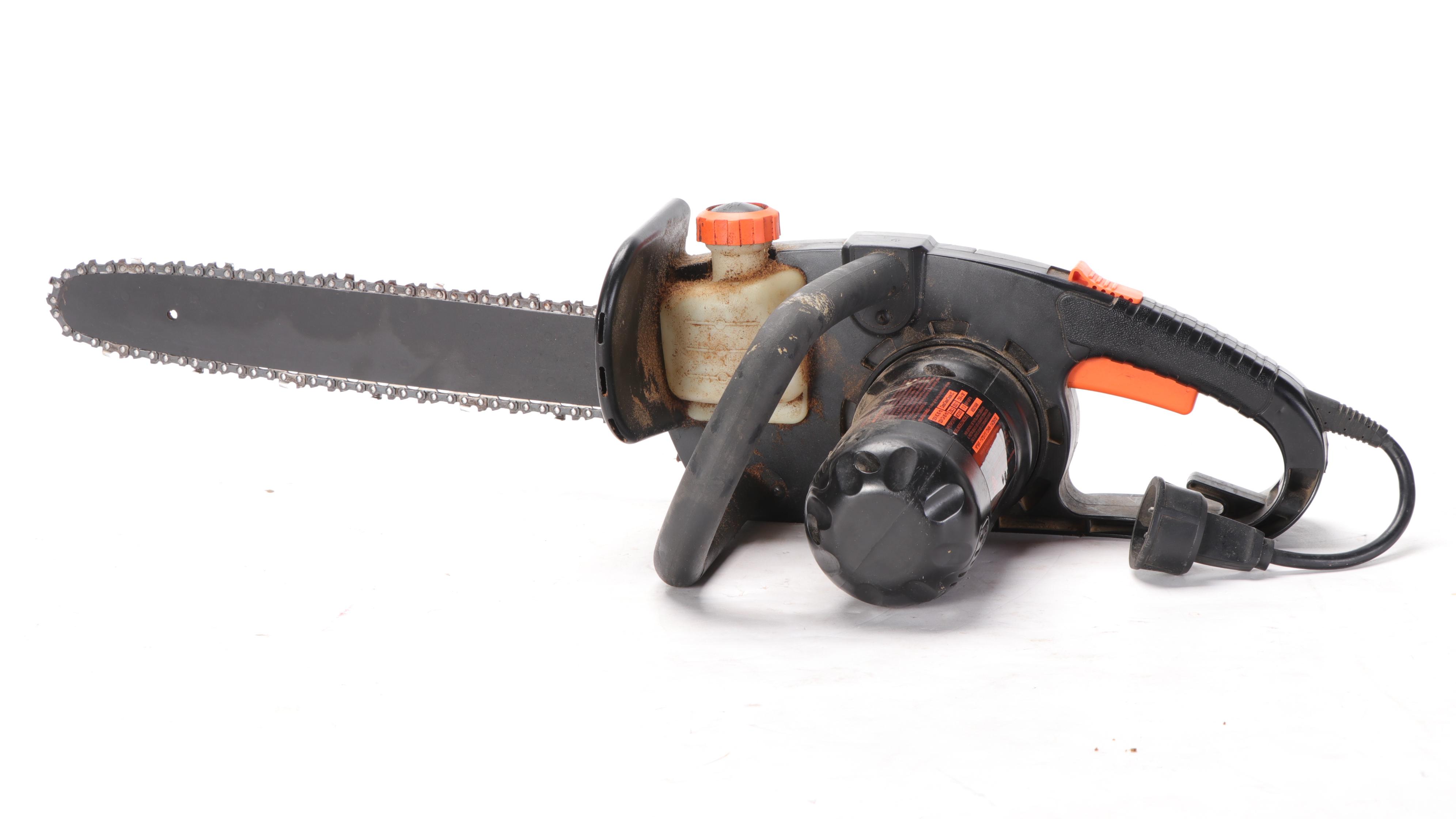 Remington Electric Chainsaw with Bushwacker Hedge Trimmer and Toro Leaf Blower