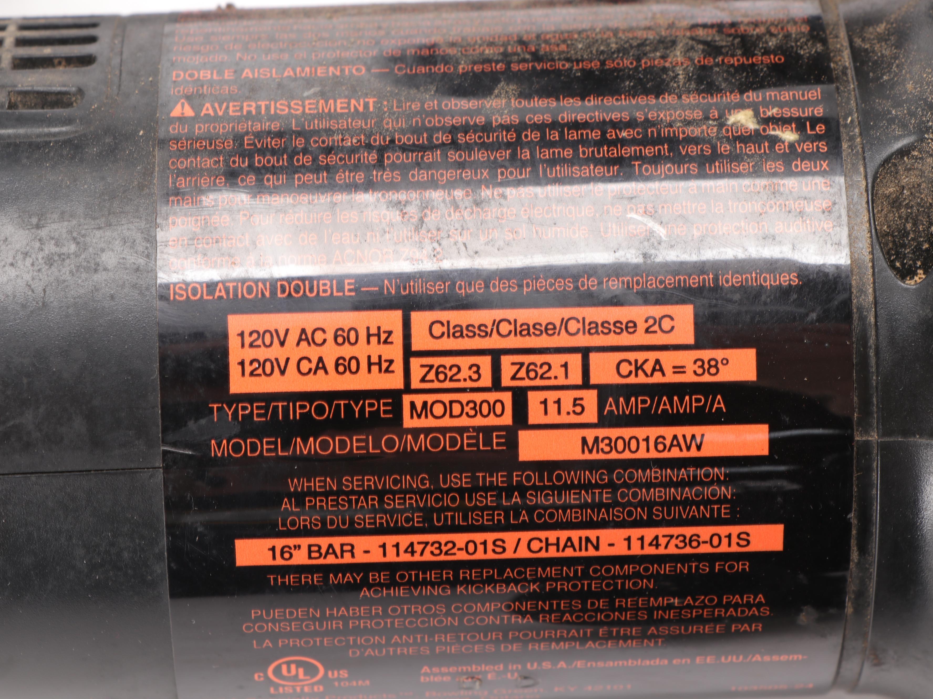 Remington Electric Chainsaw with Bushwacker Hedge Trimmer and Toro Leaf Blower