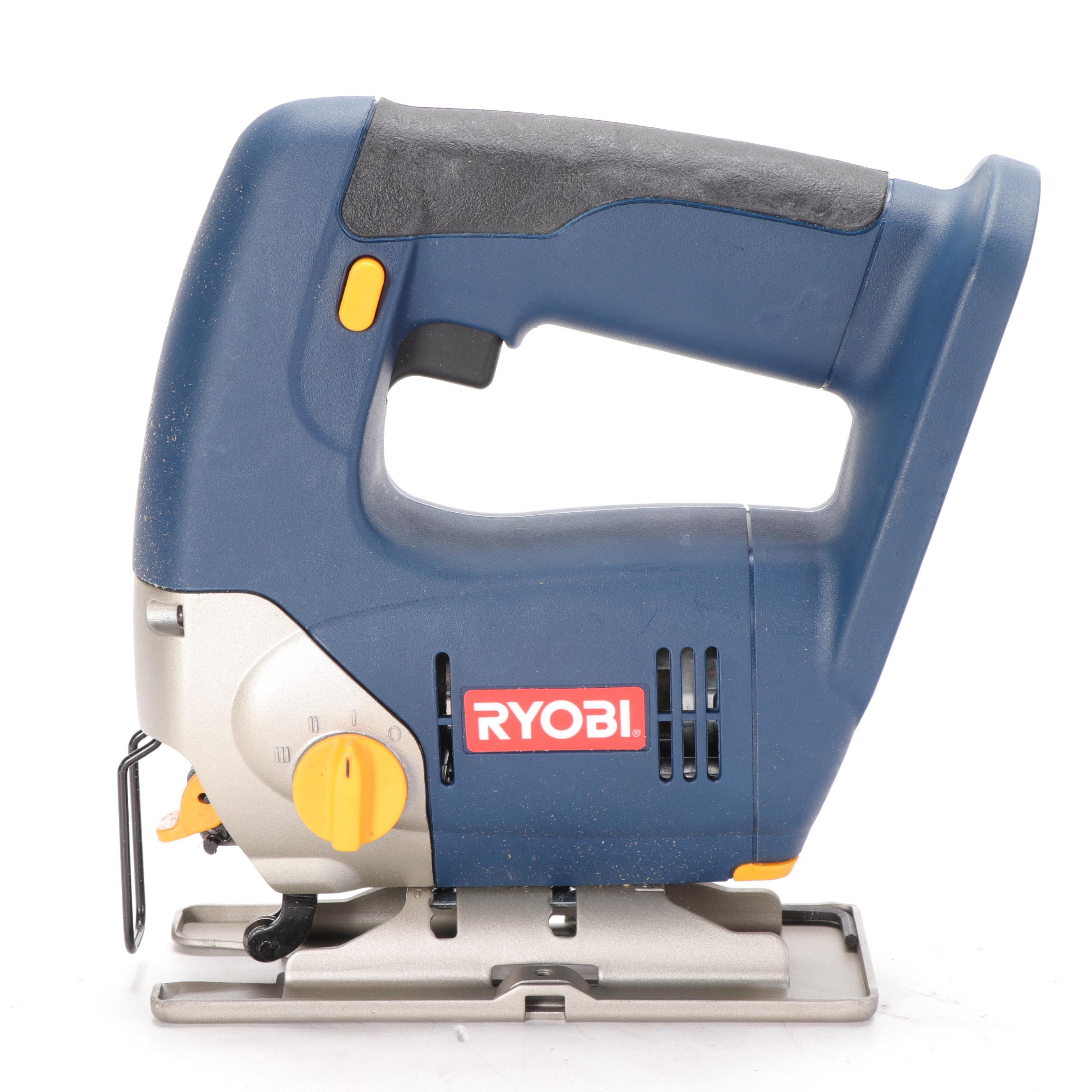 Ryobi Circular Saw, Jig Saw and Finish Sander with Craftsman Saw and Nail Gun