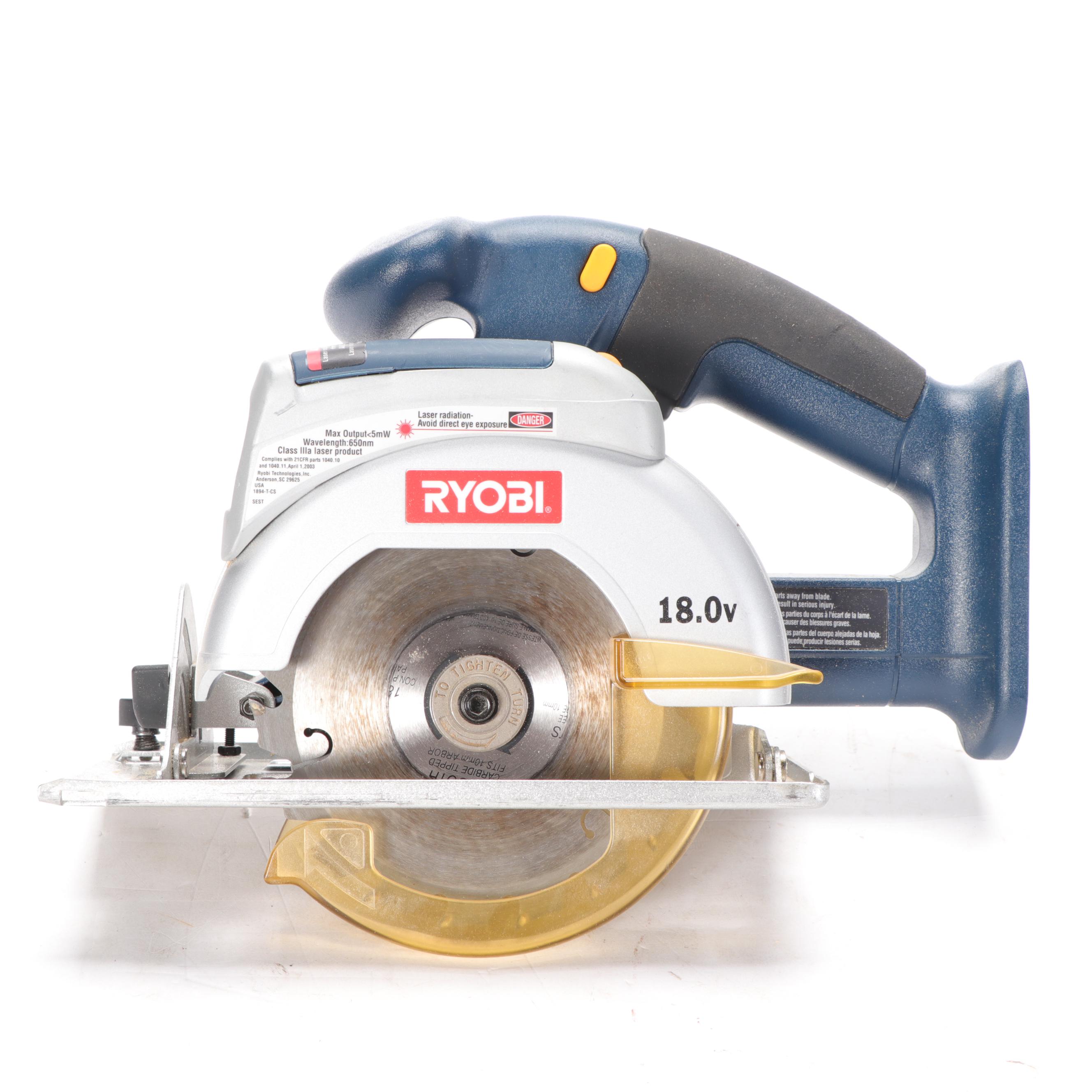 Ryobi Circular Saw, Jig Saw and Finish Sander with Craftsman Saw and Nail Gun